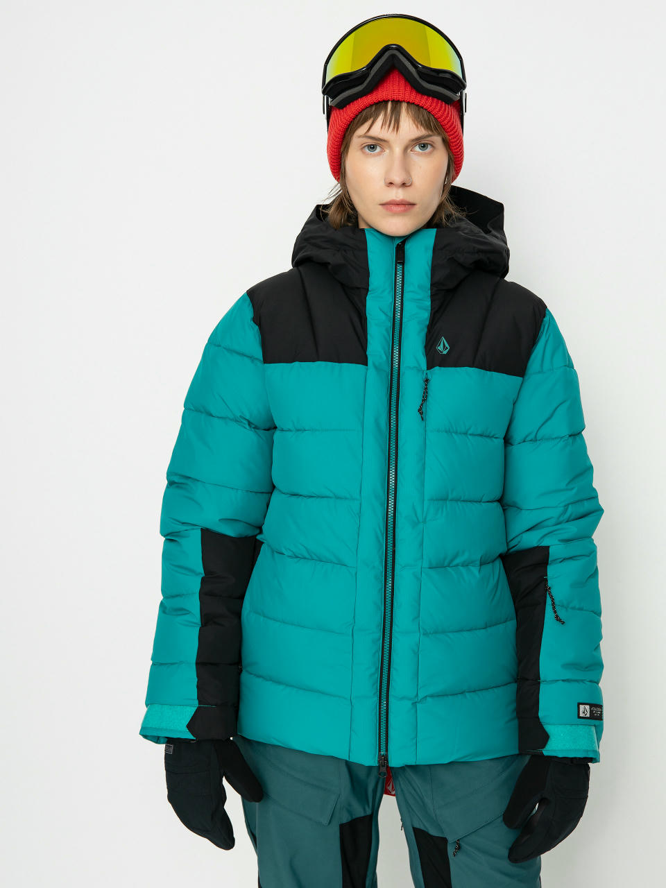 Snowboardová bunda Volcom Puffleup Wmn (vibrant green)