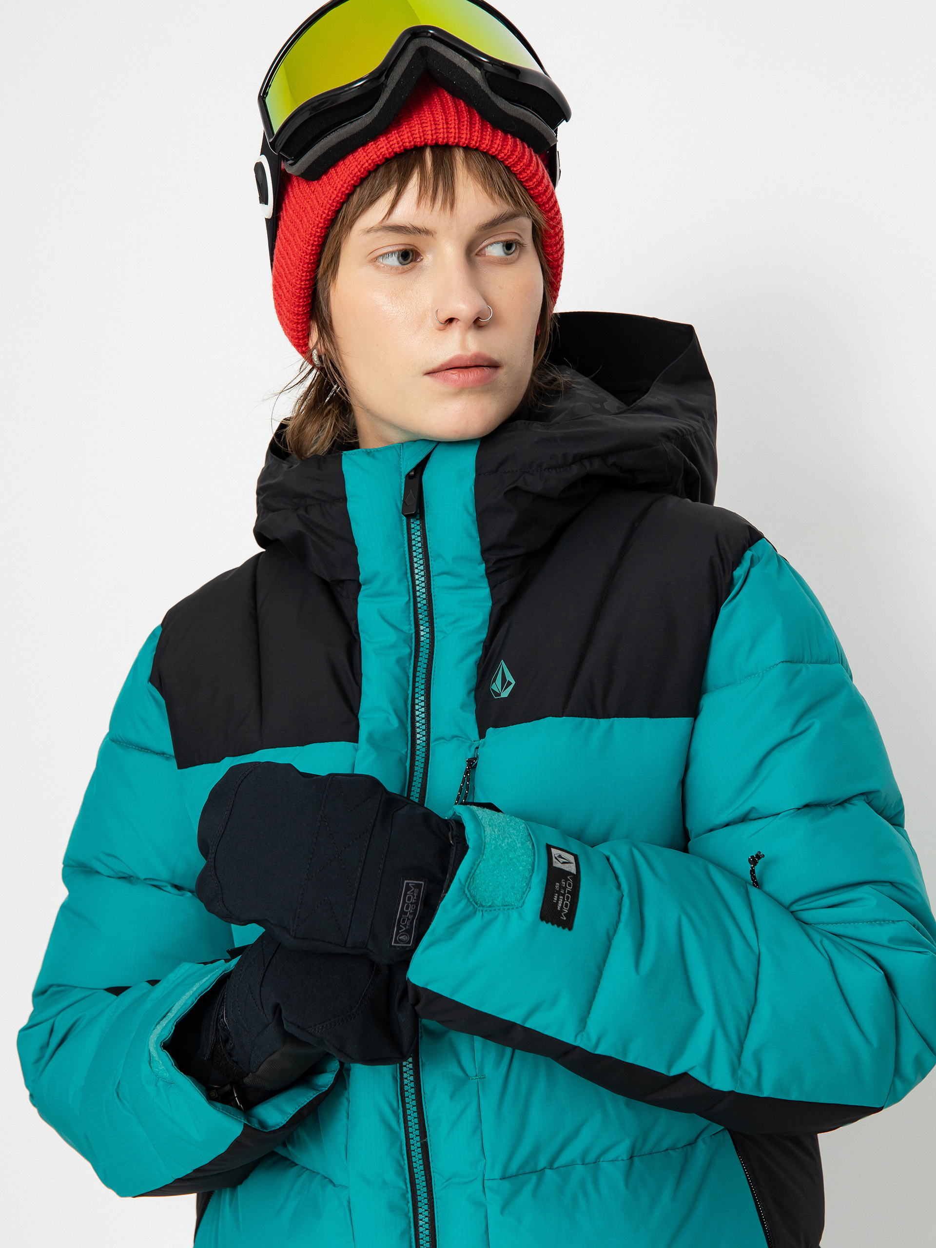 Dámska Snowboardová bunda Volcom Puffleup (vibrant green)