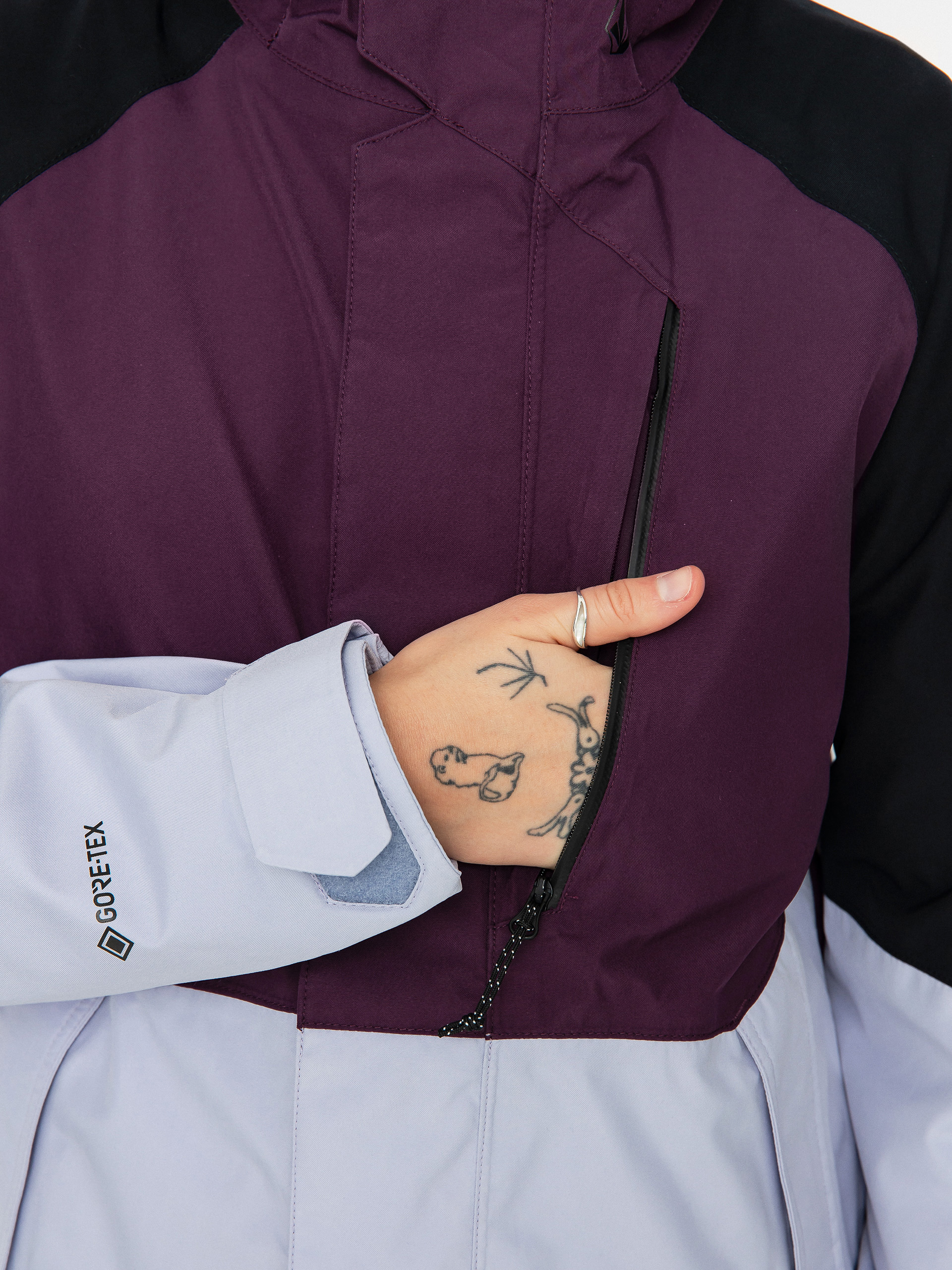 Dámska Snowboardová bunda Volcom V.Co Aris Gore Tex (blackberry)