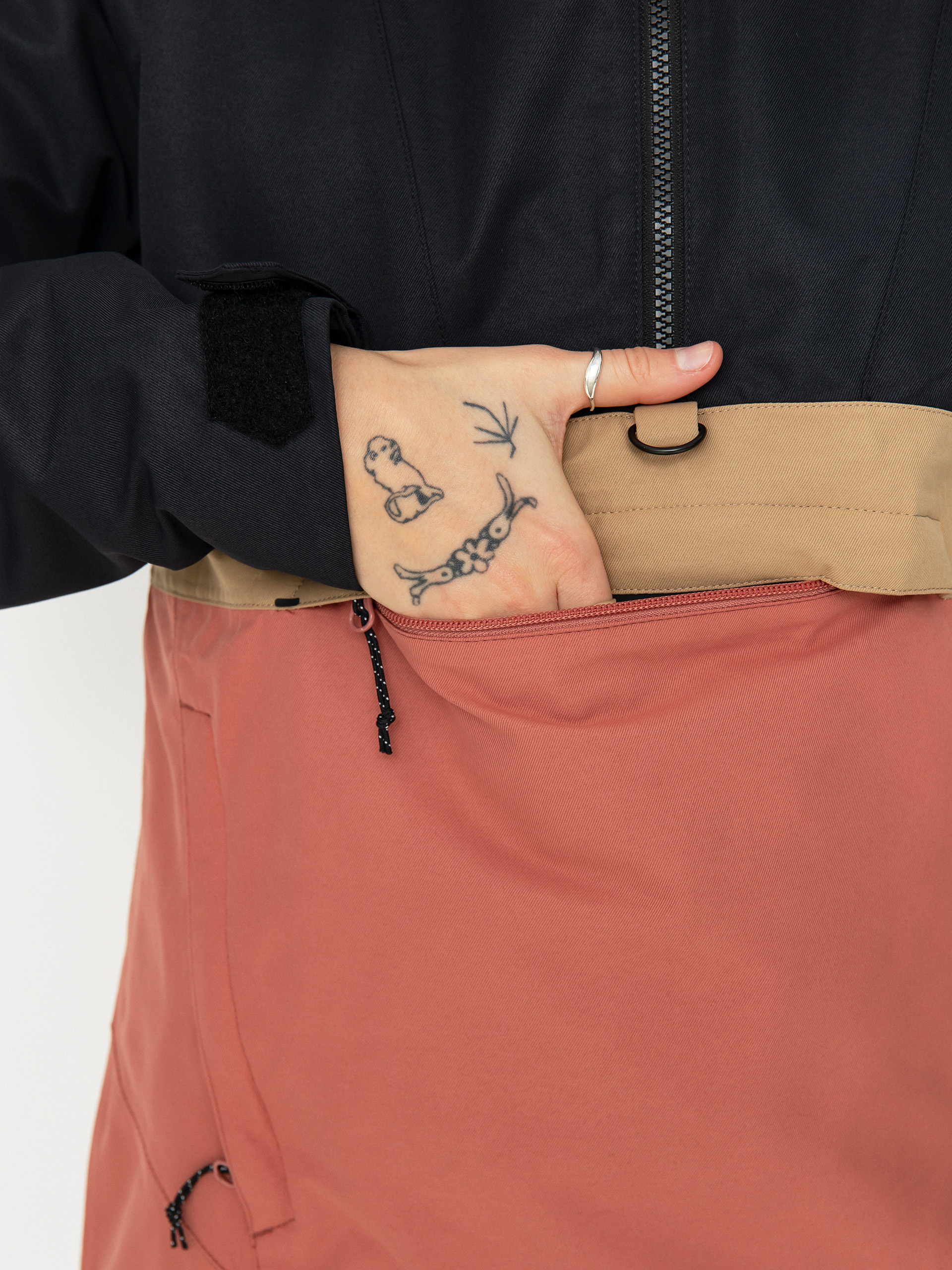 Dámska Snowboardová bunda Volcom Ashfield Pullover (earth pink)