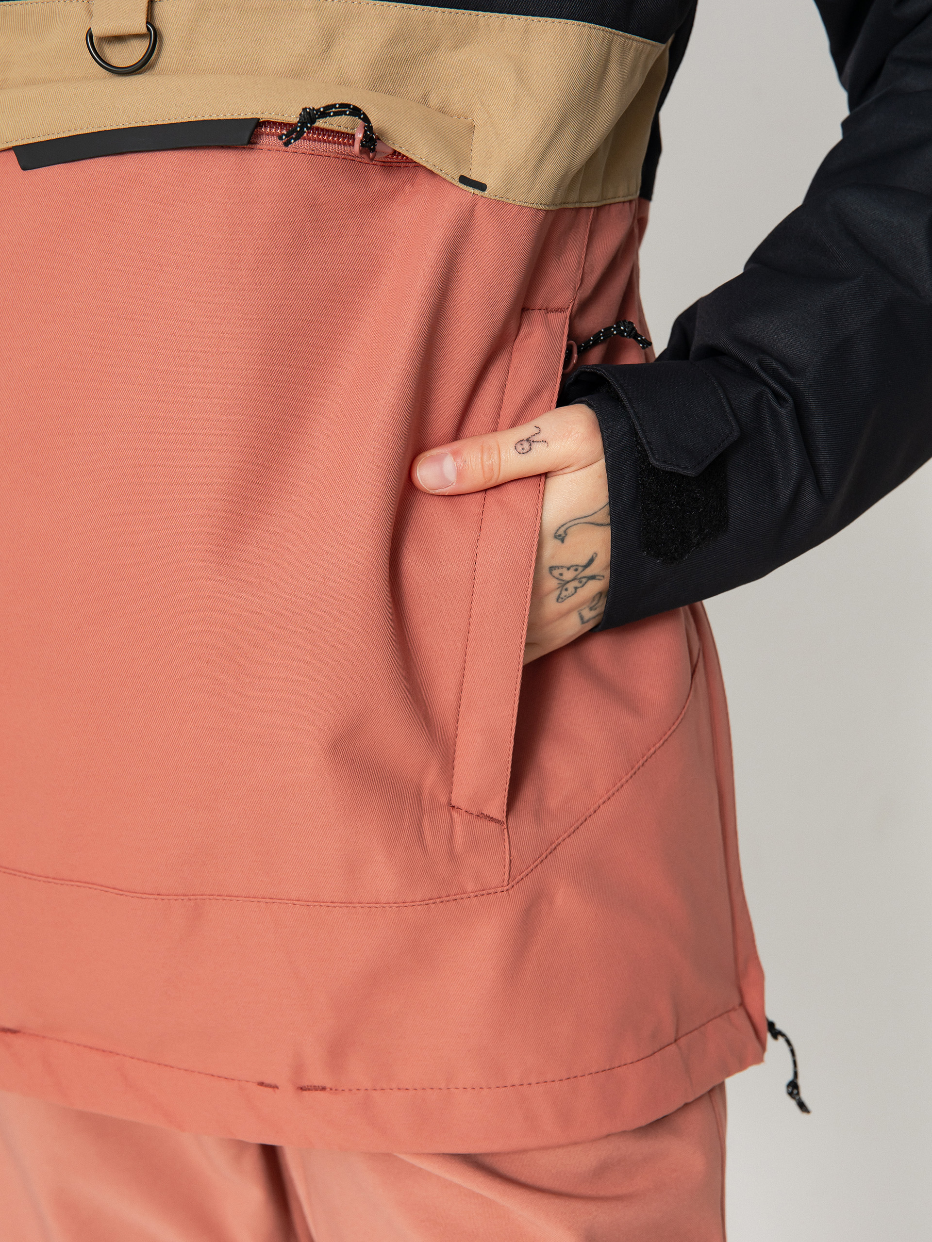 Dámska Snowboardová bunda Volcom Ashfield Pullover (earth pink)