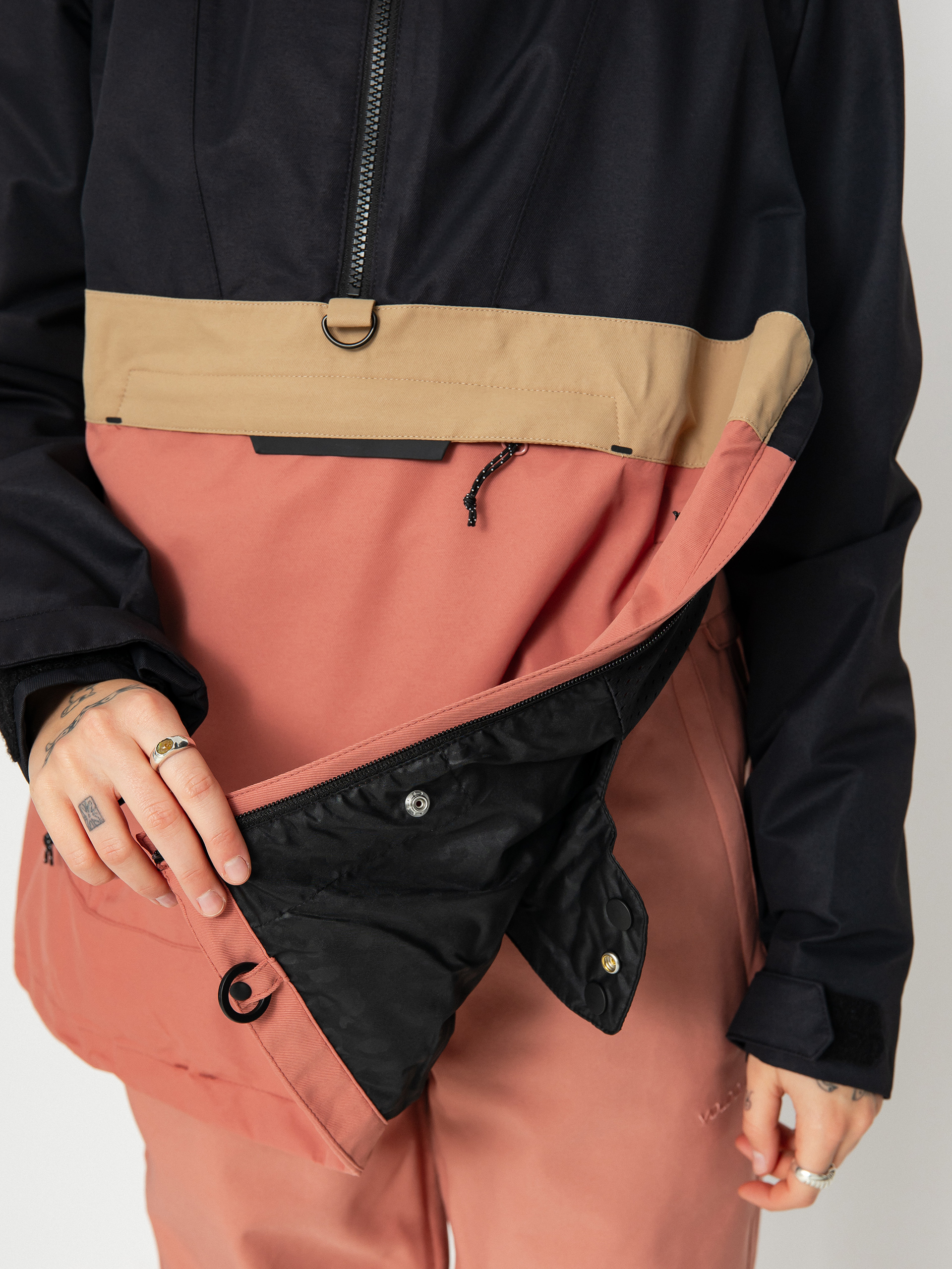 Dámska Snowboardová bunda Volcom Ashfield Pullover (earth pink)