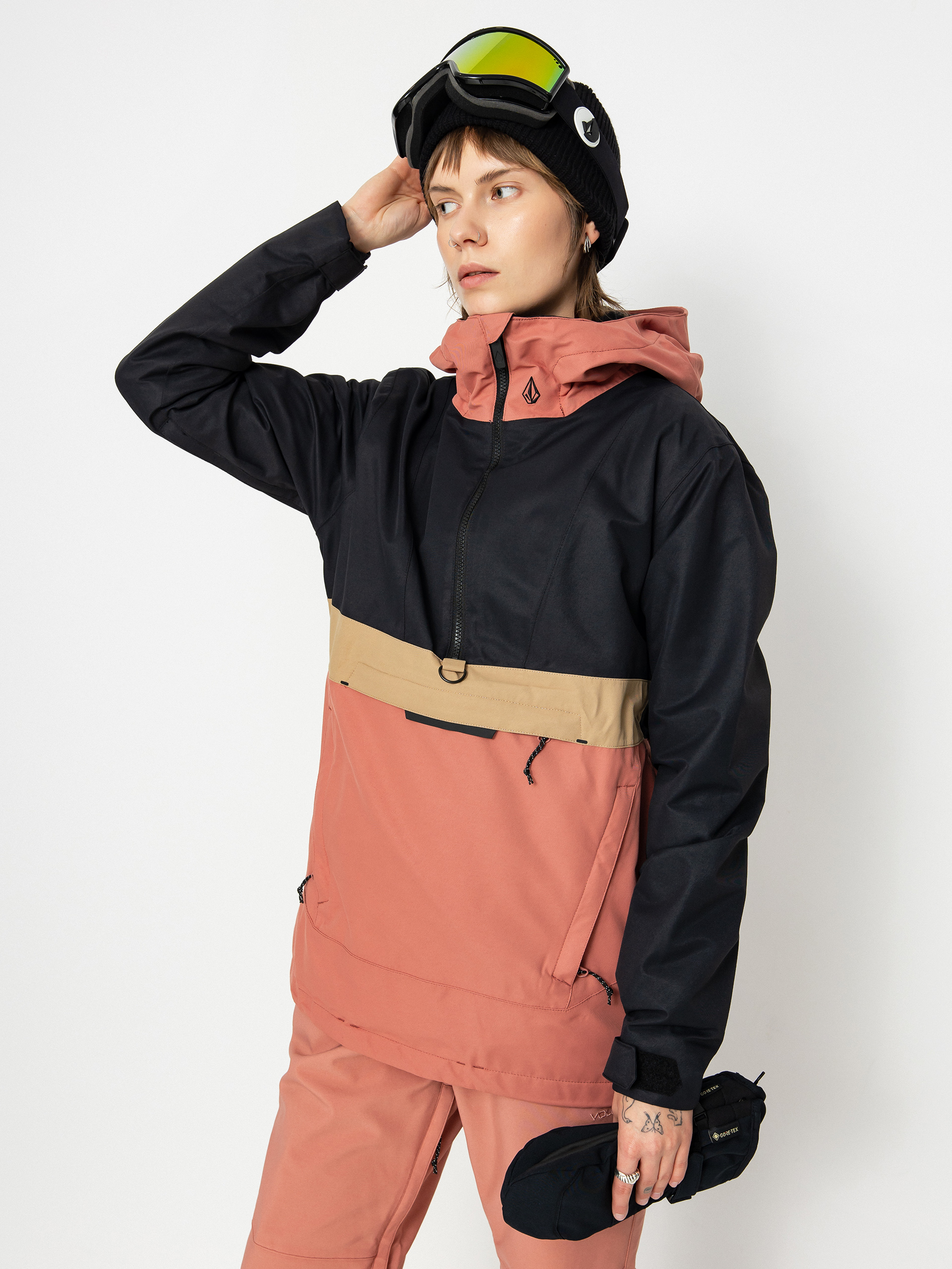 Dámska Snowboardová bunda Volcom Ashfield Pullover (earth pink)