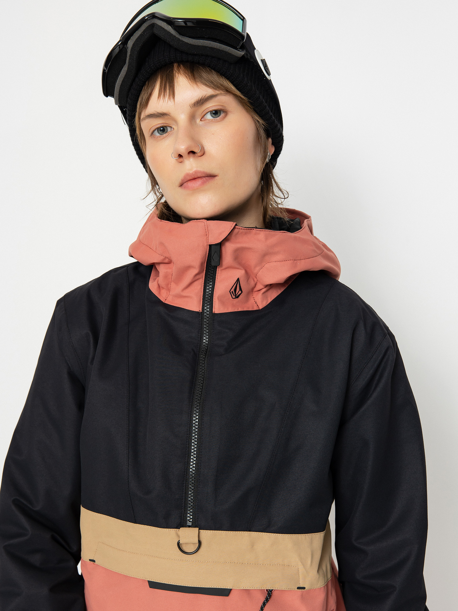 Dámska Snowboardová bunda Volcom Ashfield Pullover (earth pink)
