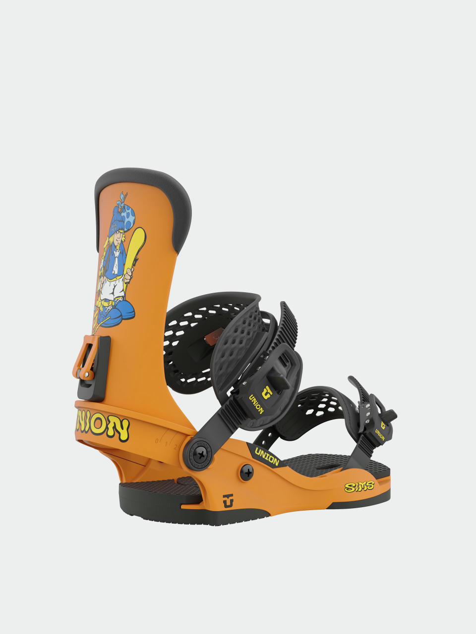 Snowboardové viazanie Union Sims Nub 93 (orange)