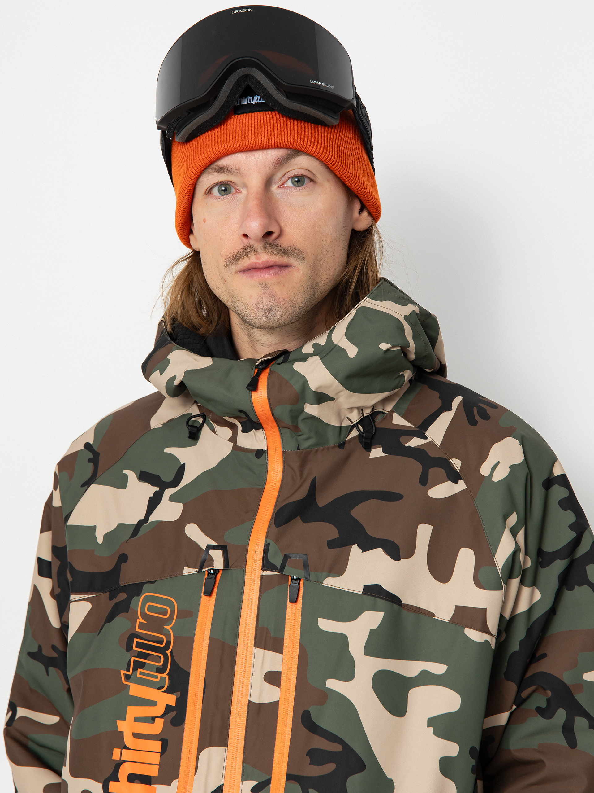 Pánska Snowboardová bunda ThirtyTwo Lashed Insulated (black/camo)