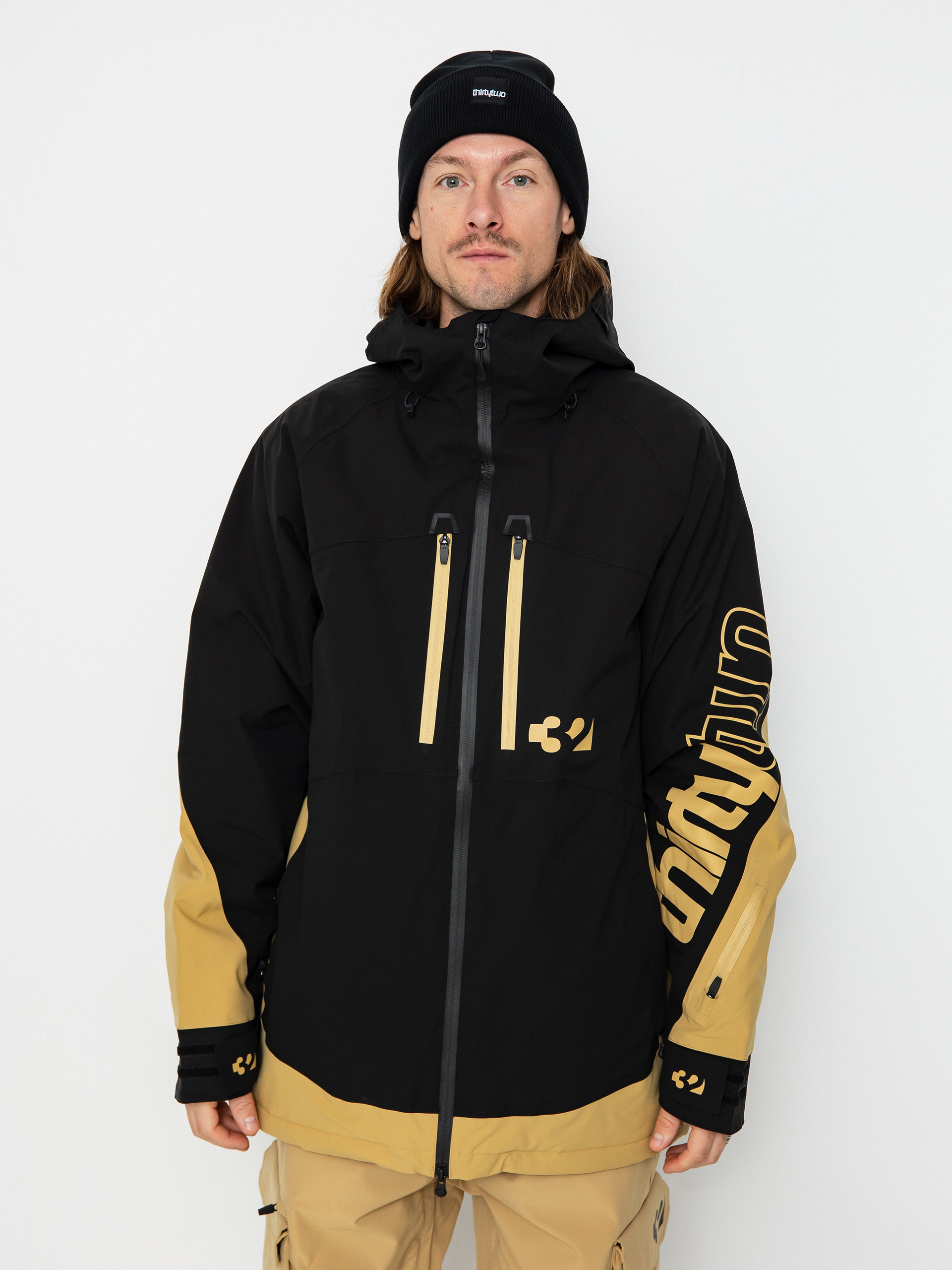 Pánska Snowboardová bunda ThirtyTwo Lashed Insulated (black/tan)