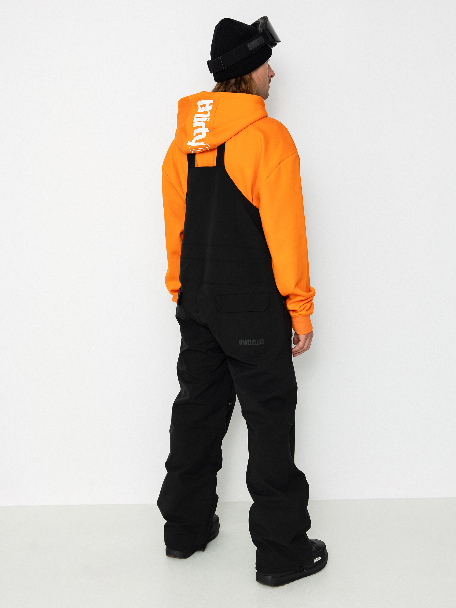 Pánske Snowboardové nohavice ThirtyTwo Basement Bib (black)