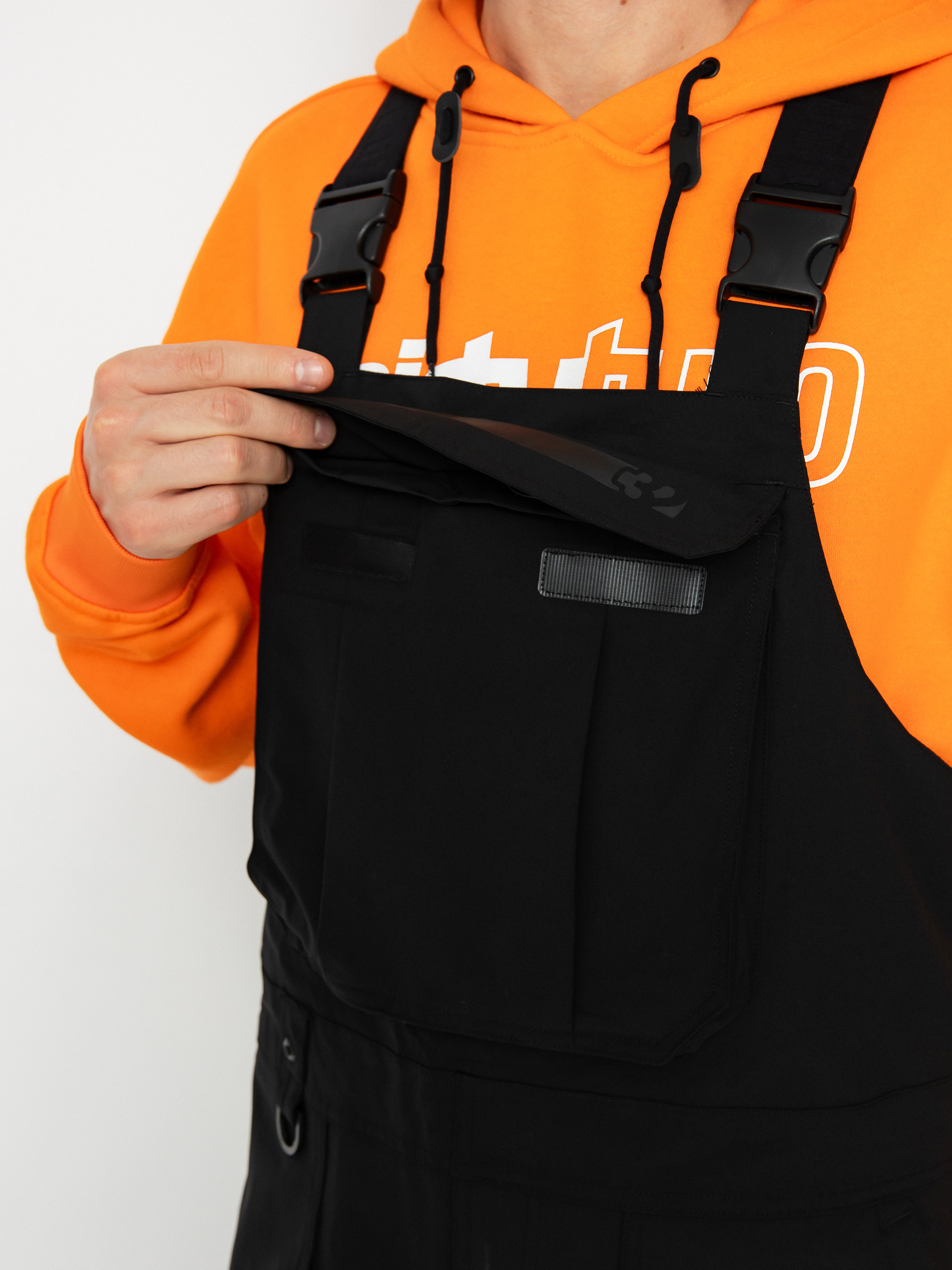 Pánske Snowboardové nohavice ThirtyTwo Basement Bib (black)