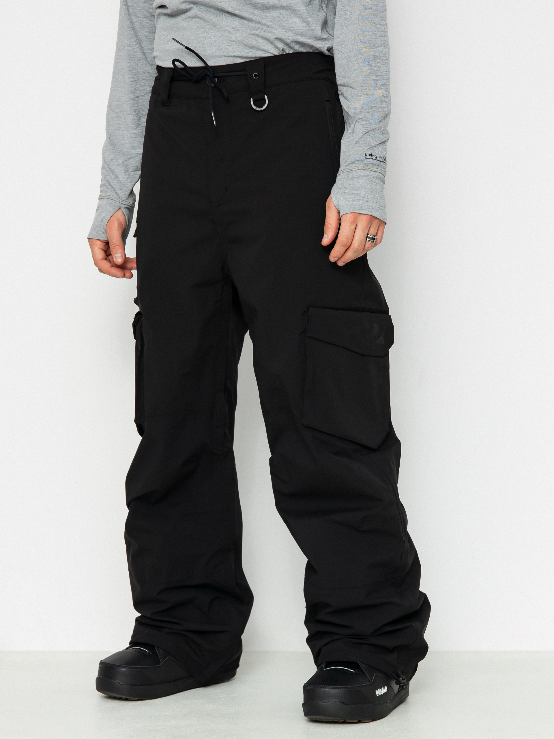 Pánske Snowboardové nohavice ThirtyTwo Blahzay Cargo (black)