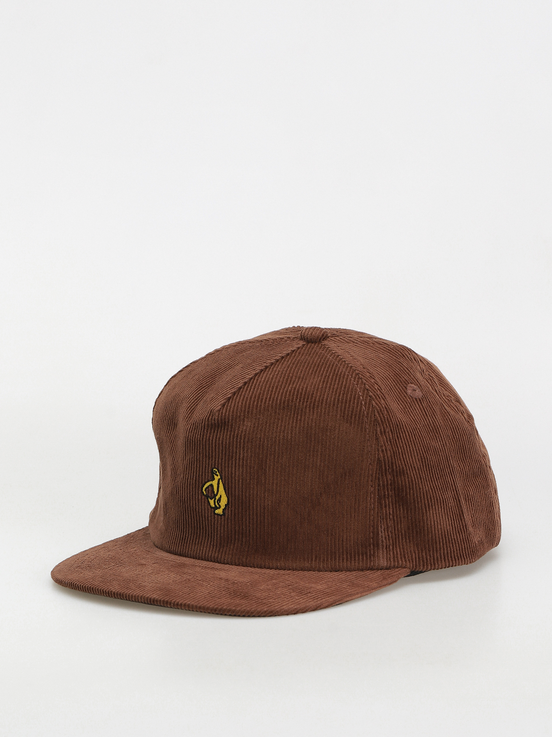 Šiltovka Krooked Adj Shmoo Snapback (brown/gold)