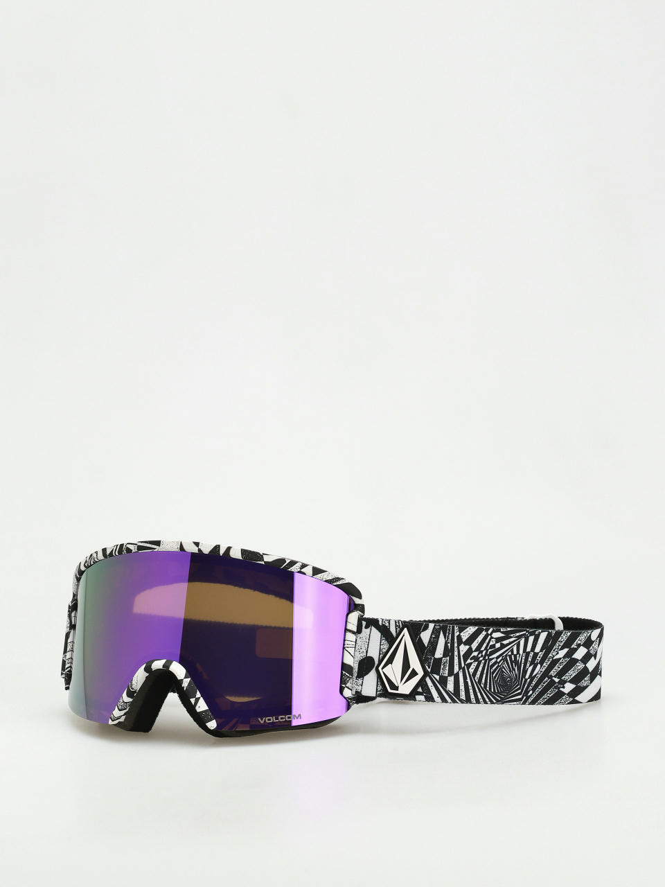 Snowboardové okuliare Volcom Garden (op art/purple chrome+bl yellow)