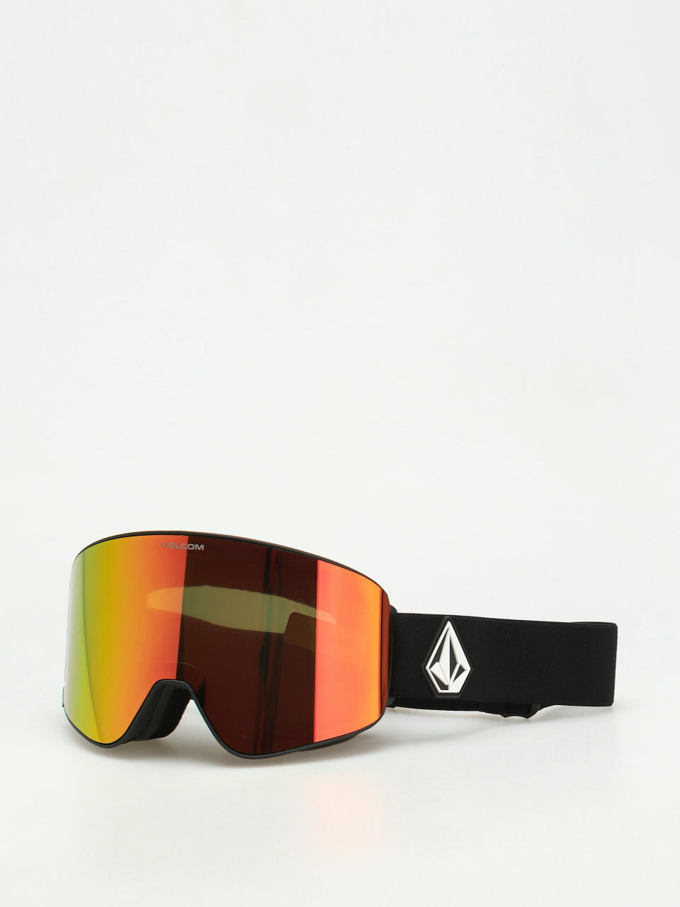 Snowboardové okuliare Volcom Odyssey (matte black/red chrome+bl yellow)