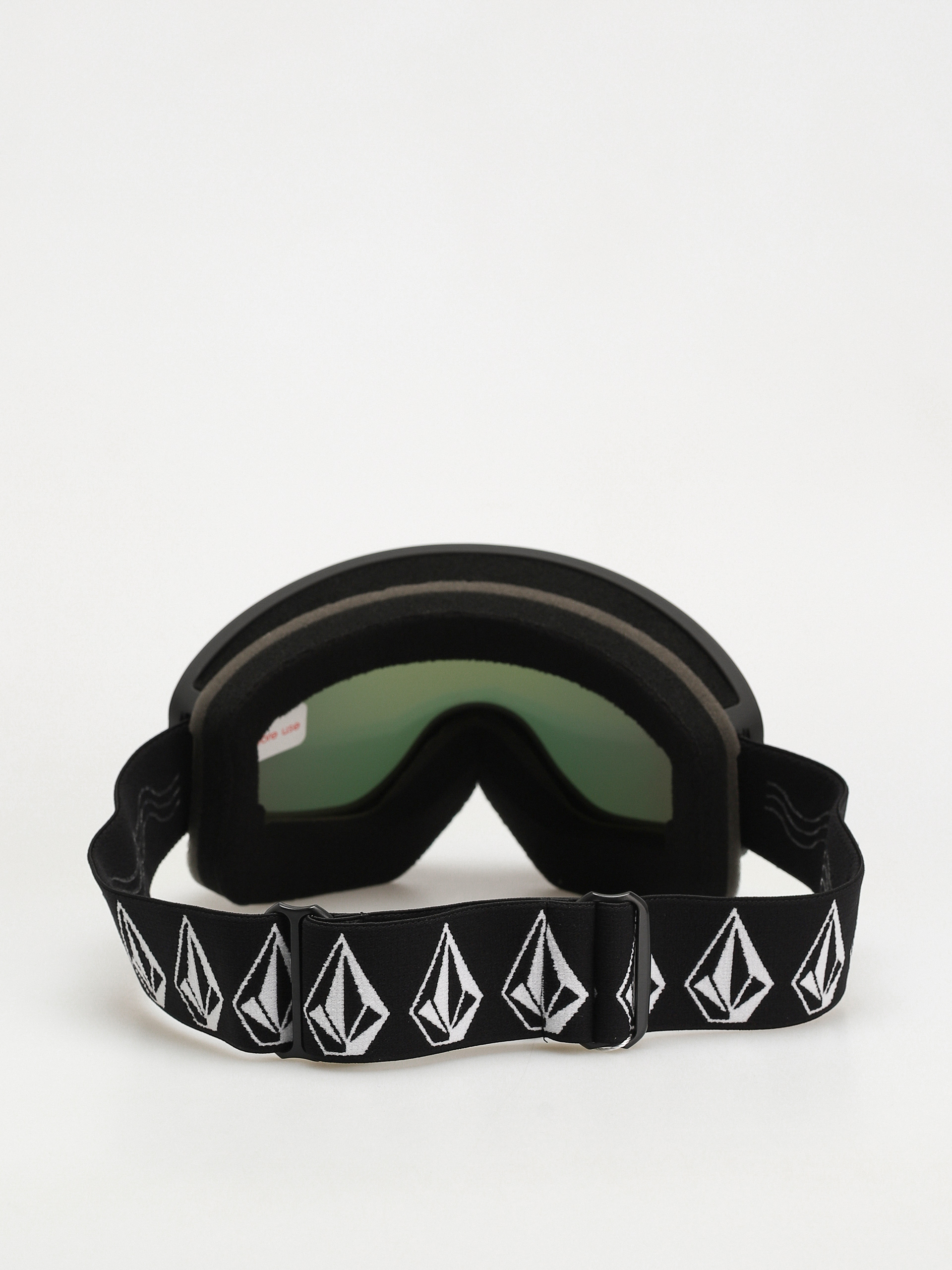 Snowboardové okuliare Volcom Footprints (matte black stone/red chrome+bl yellow)