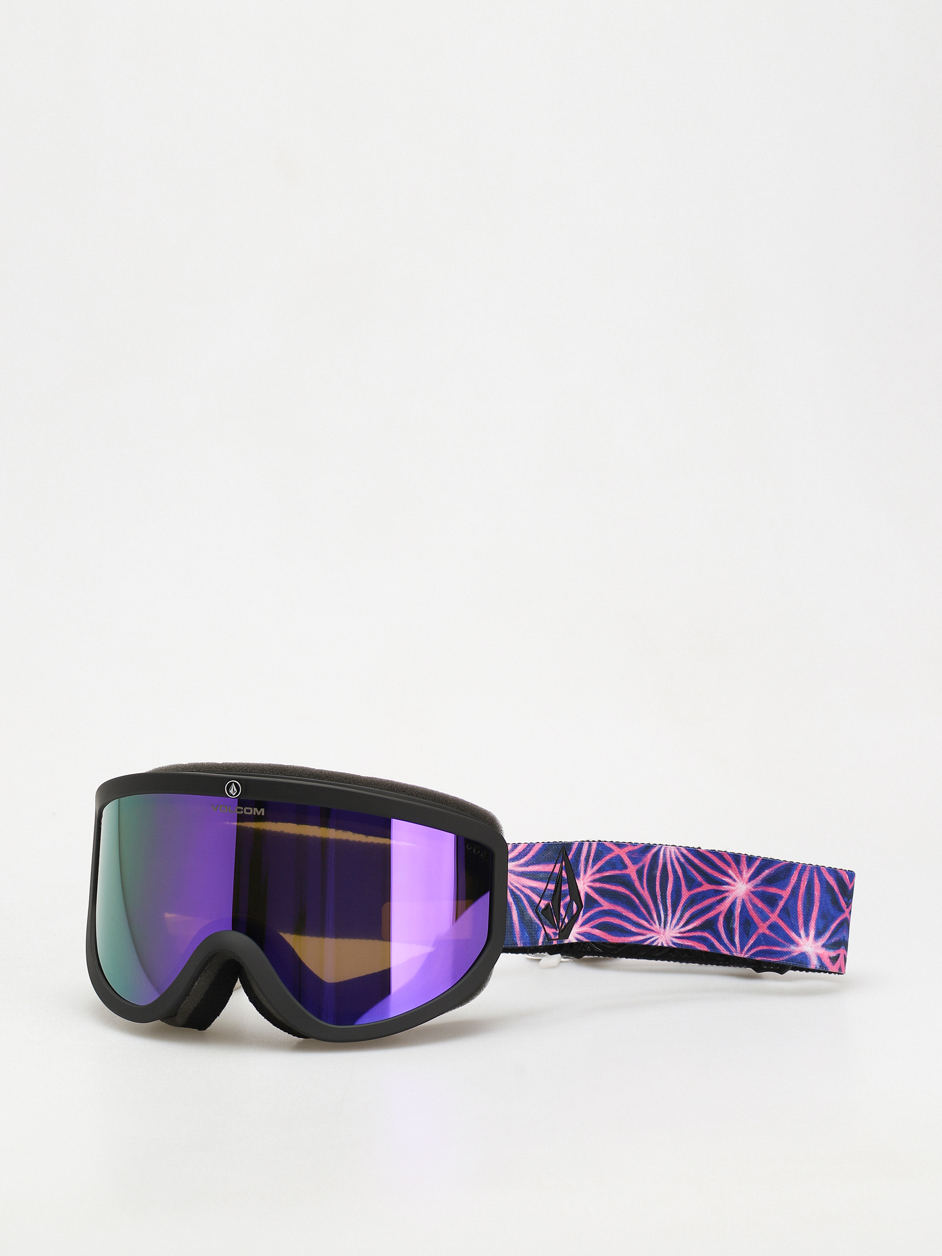 Snowboardovu00e9 okuliare Volcom Footprints (mike ravelson/purple chrome+bl yellow)