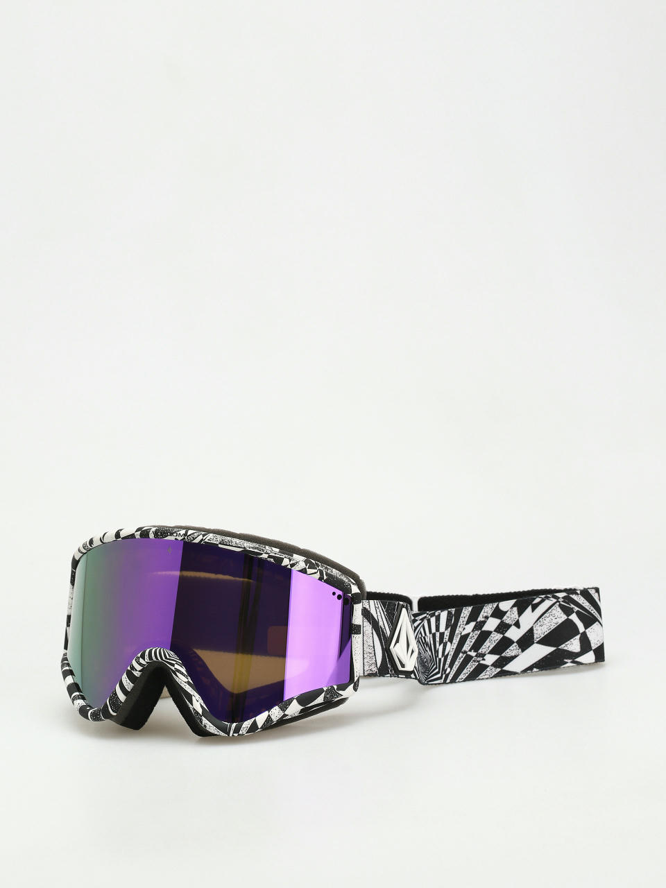 Snowboardové okuliare Volcom Yae (op art/purple chrome+bl yellow)