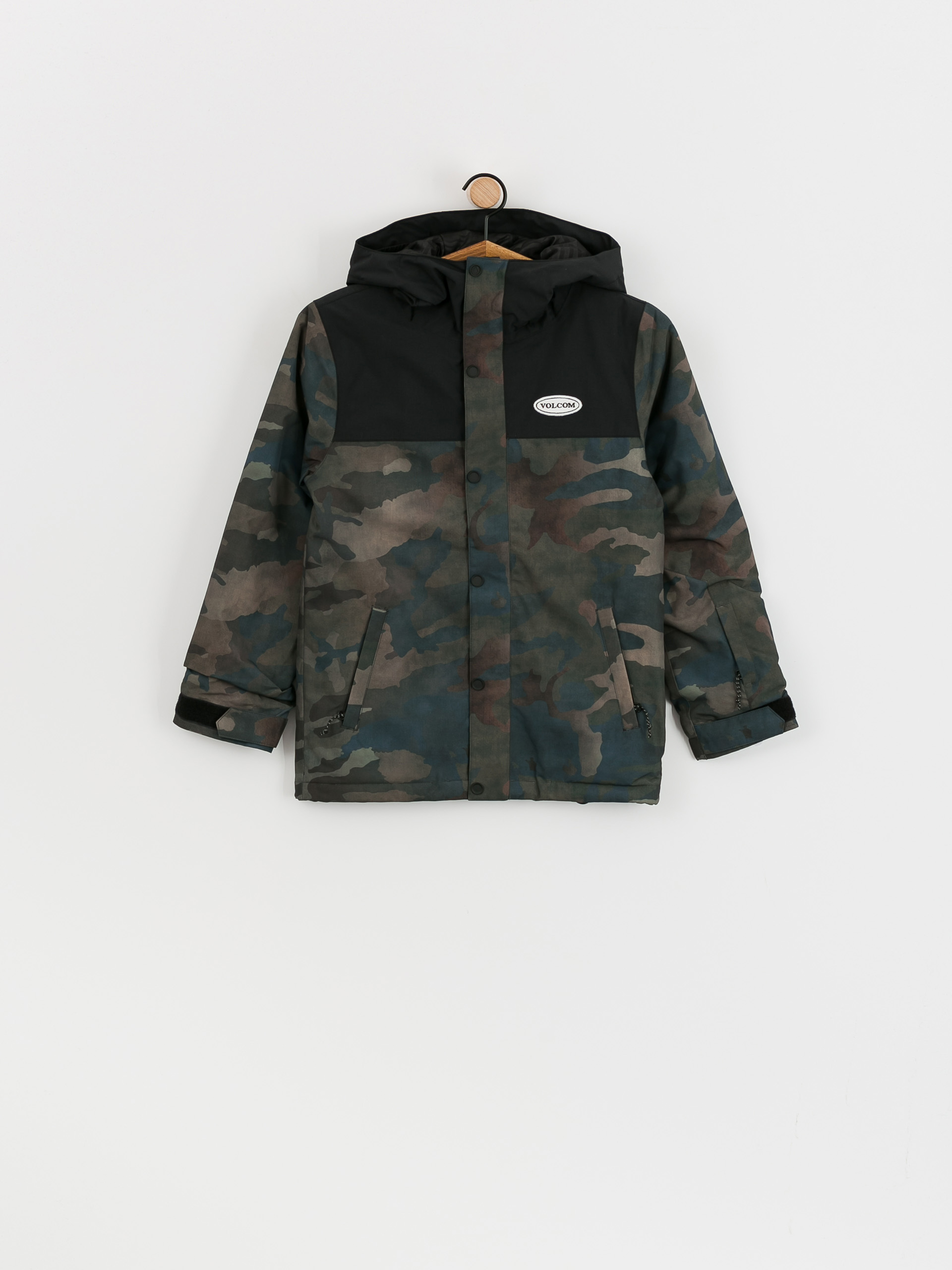 Snowboardovu00e1 bunda Volcom Stone.91 Ins JR (cloudwash camo)