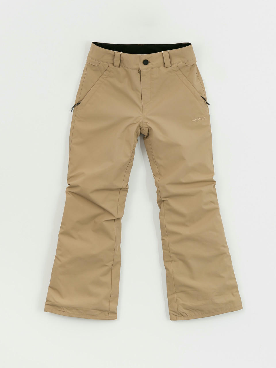 Snowboardové nohavice Volcom Freakin Chino Youth Ins JR (dark khaki)