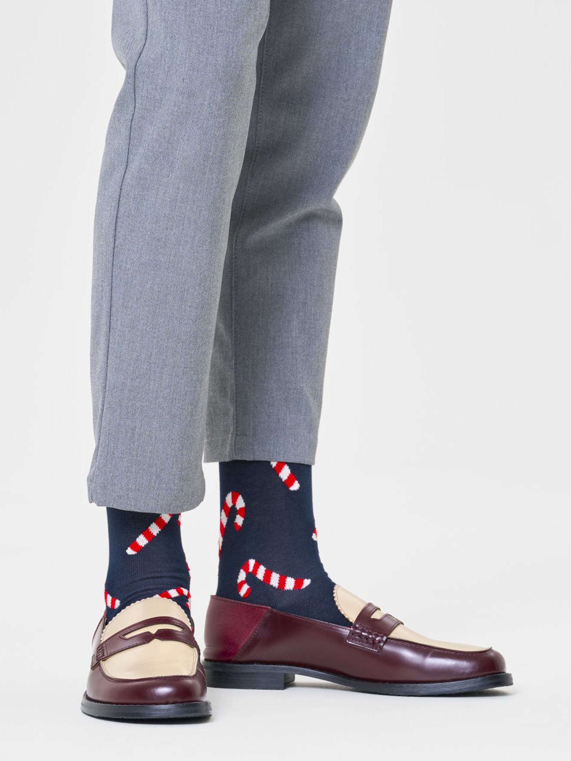 Ponožky Happy Socks Candy Cane (navy)