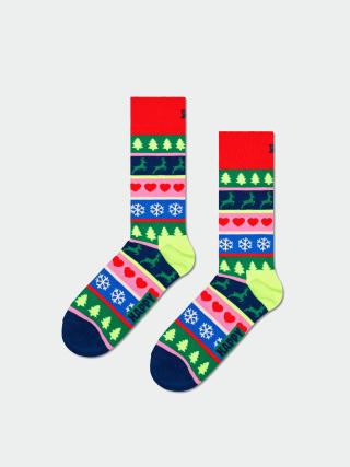Ponožky Happy Socks Christmas Stripe (red)