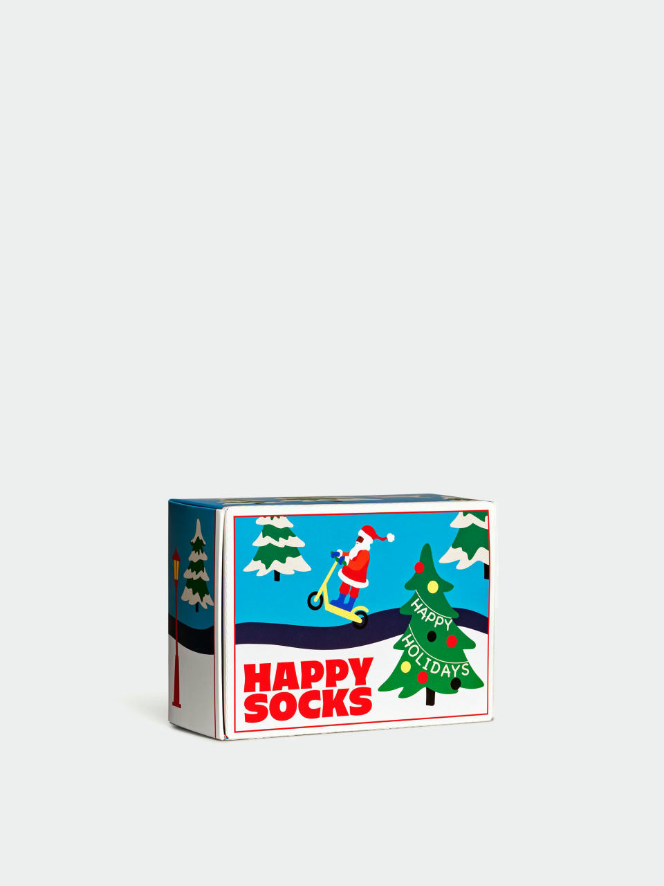 Ponožky Happy Socks 2 Pack Happy Holidayss Gift Set (light blue)