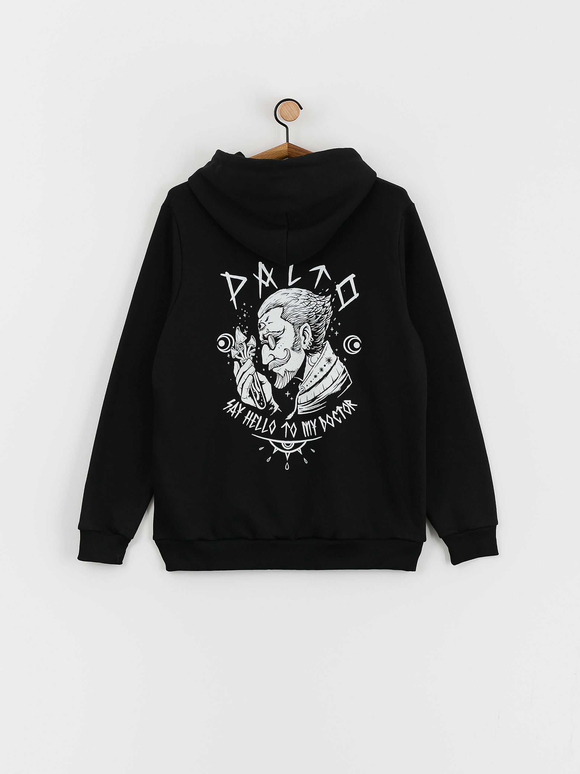 Mikina s kapucňou Palto Doctor 2 HD (black)