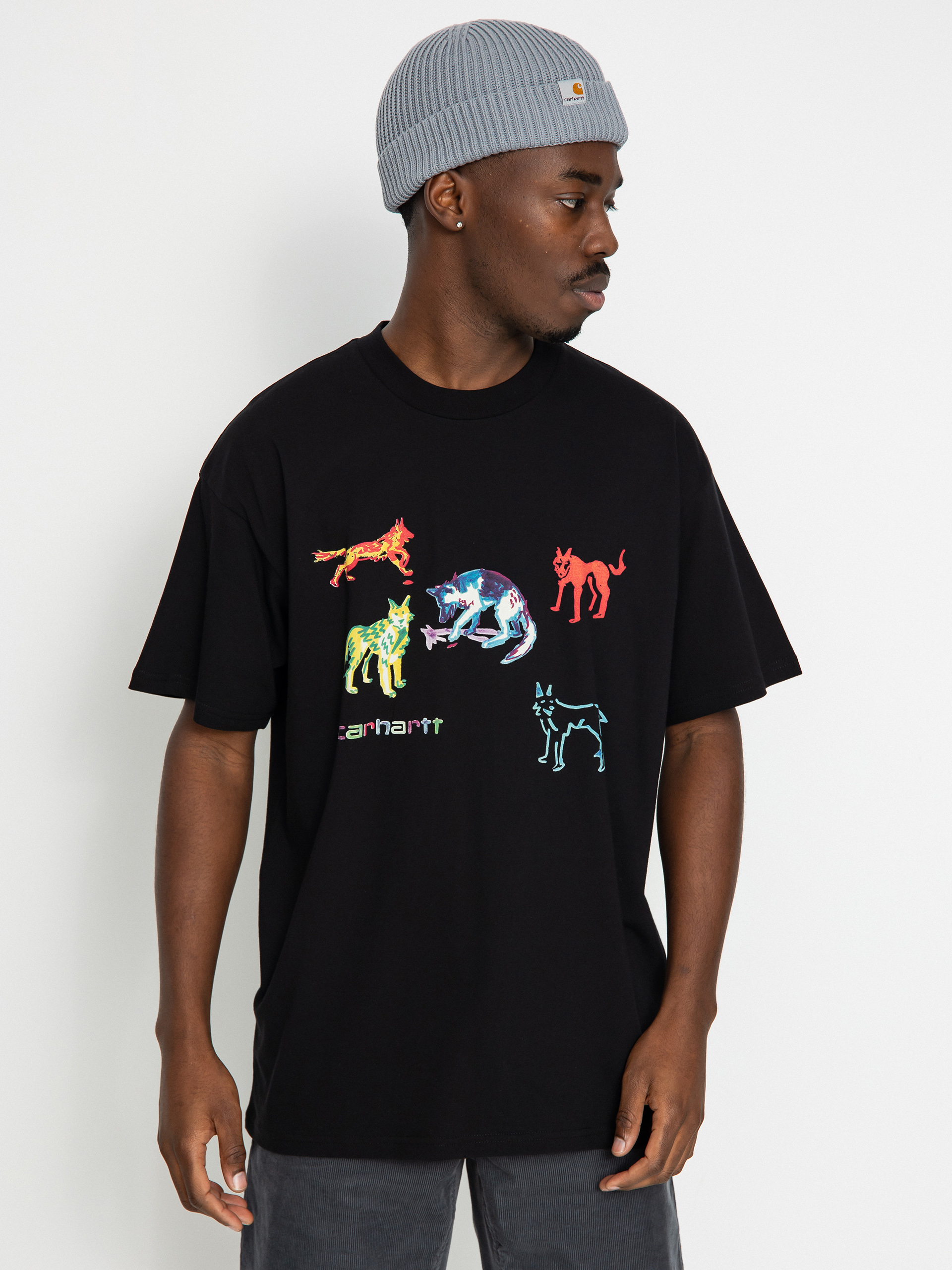 Tričko Carhartt WIP Ollie Mac Huskies (black)