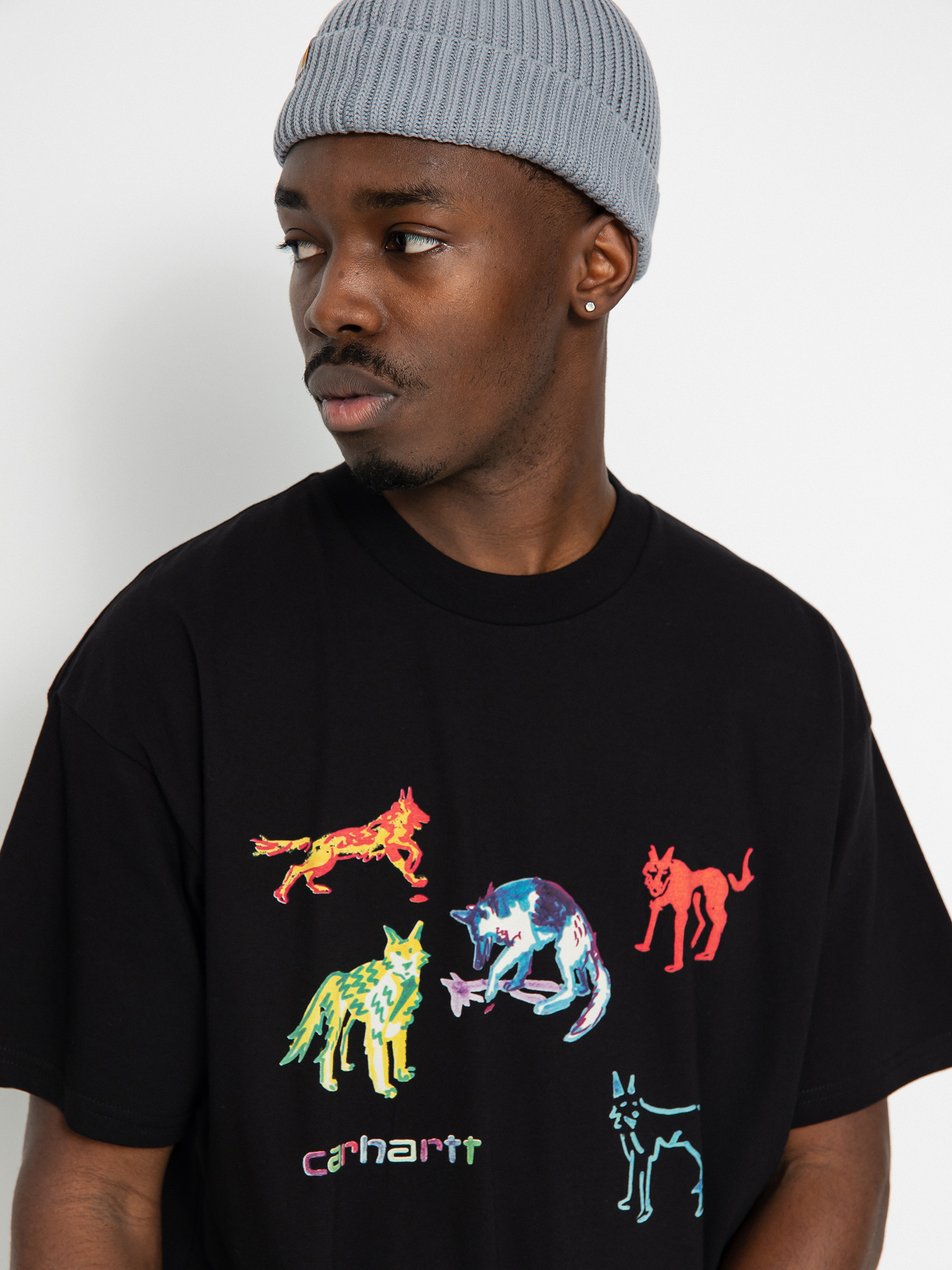 Tričko Carhartt WIP Ollie Mac Huskies (black)