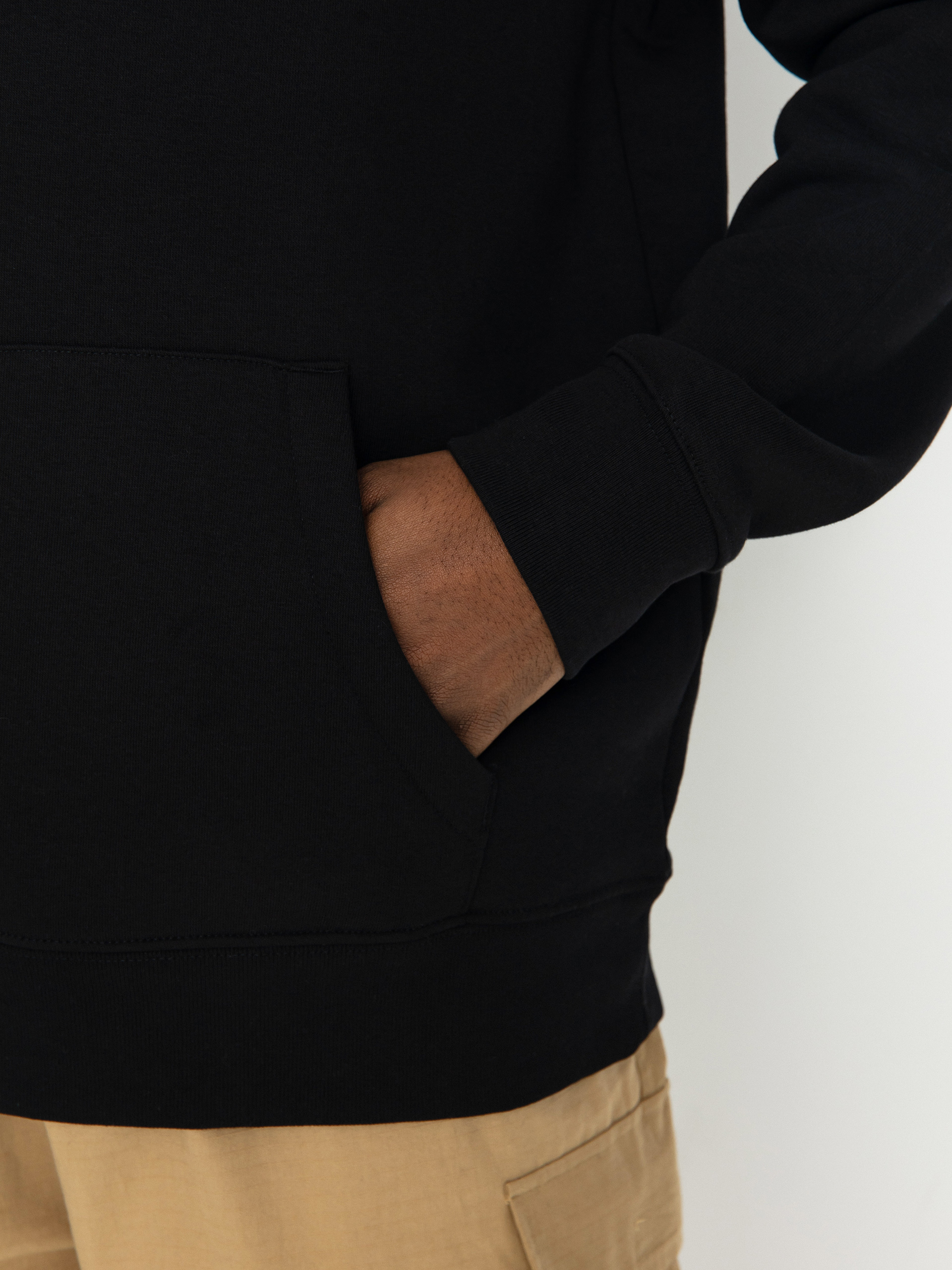 Mikina s kapucňou Poetic Collective Flower HD (black)