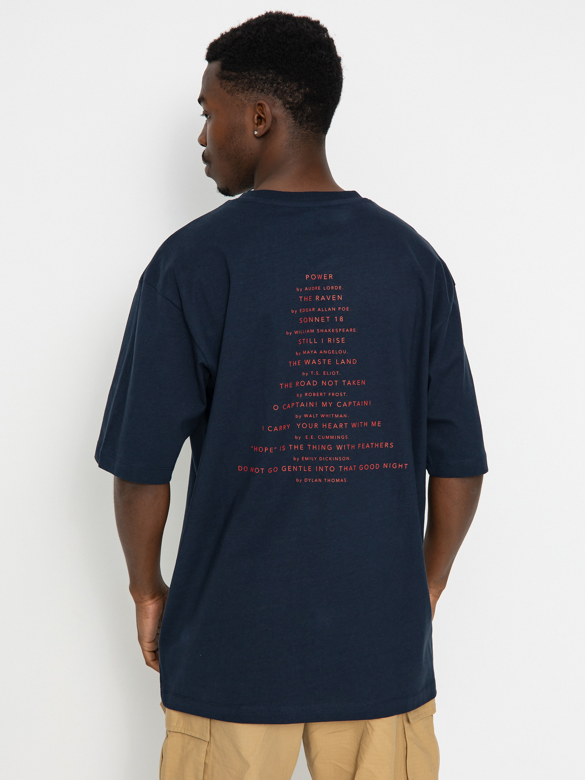 Tričko Poetic Collective Poems (navy)