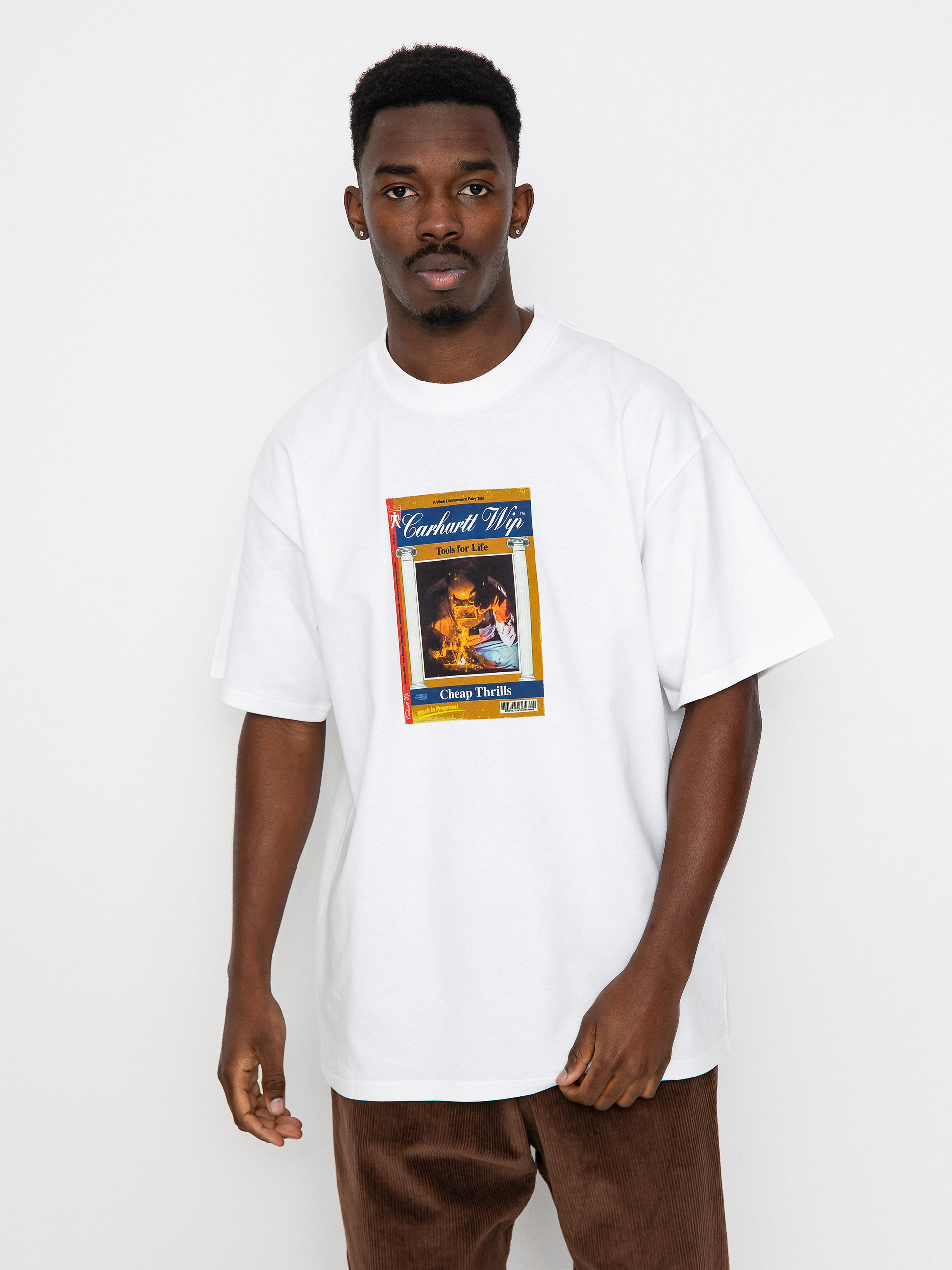 Tričko Carhartt WIP Cheap Thrills (white)