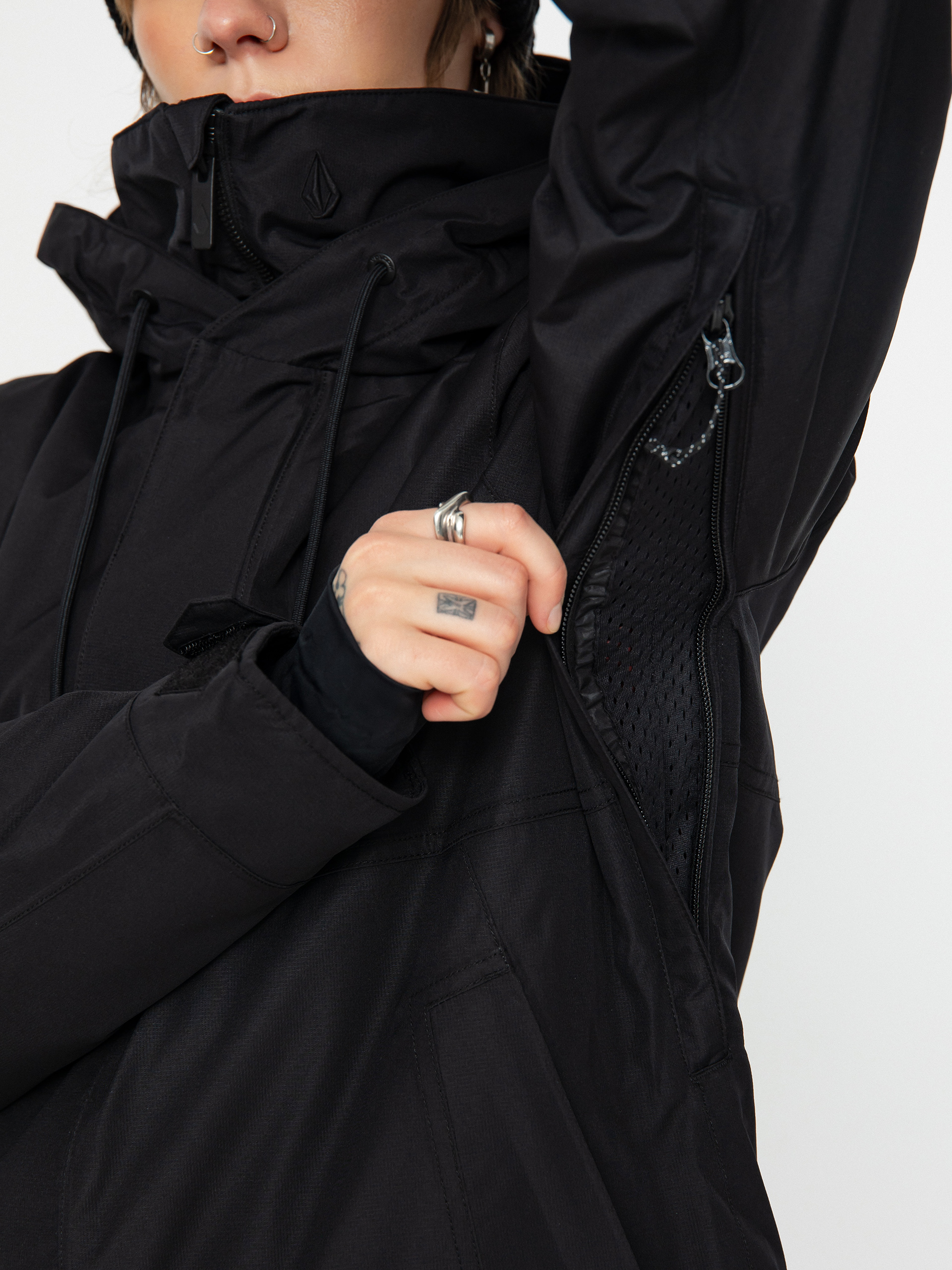 Dámska Snowboardová bunda Volcom Paxson 2L Tds Inf Parka (black)