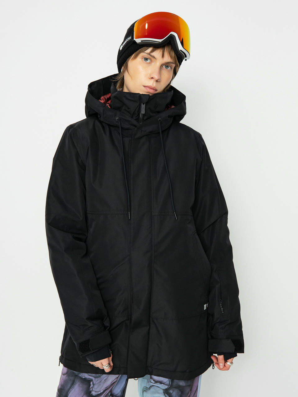 Snowboardová bunda Volcom Paxson 2L Tds Inf Parka Wmn (black)