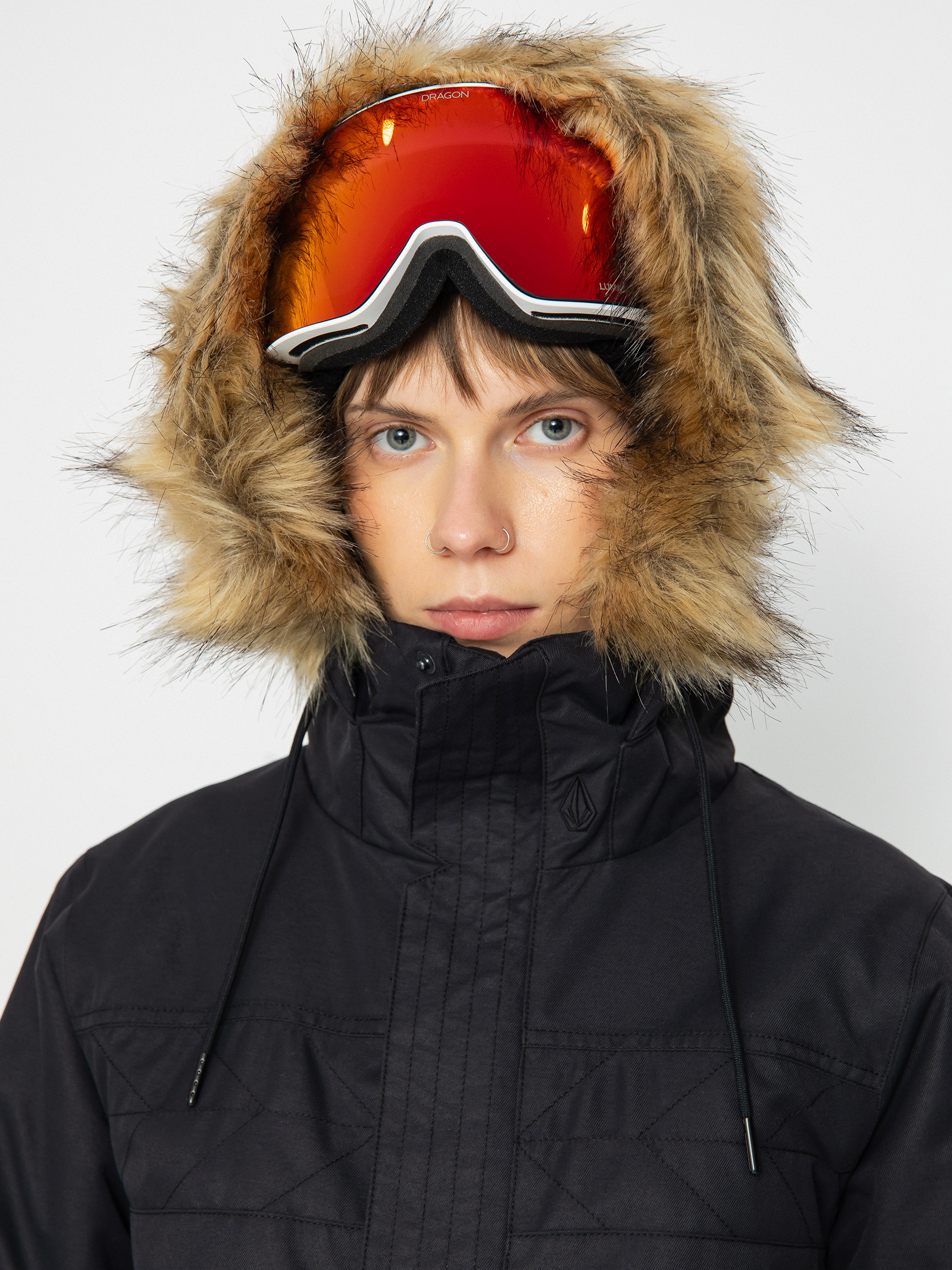 Dámska Snowboardová bunda Volcom Fawn Ins (black)