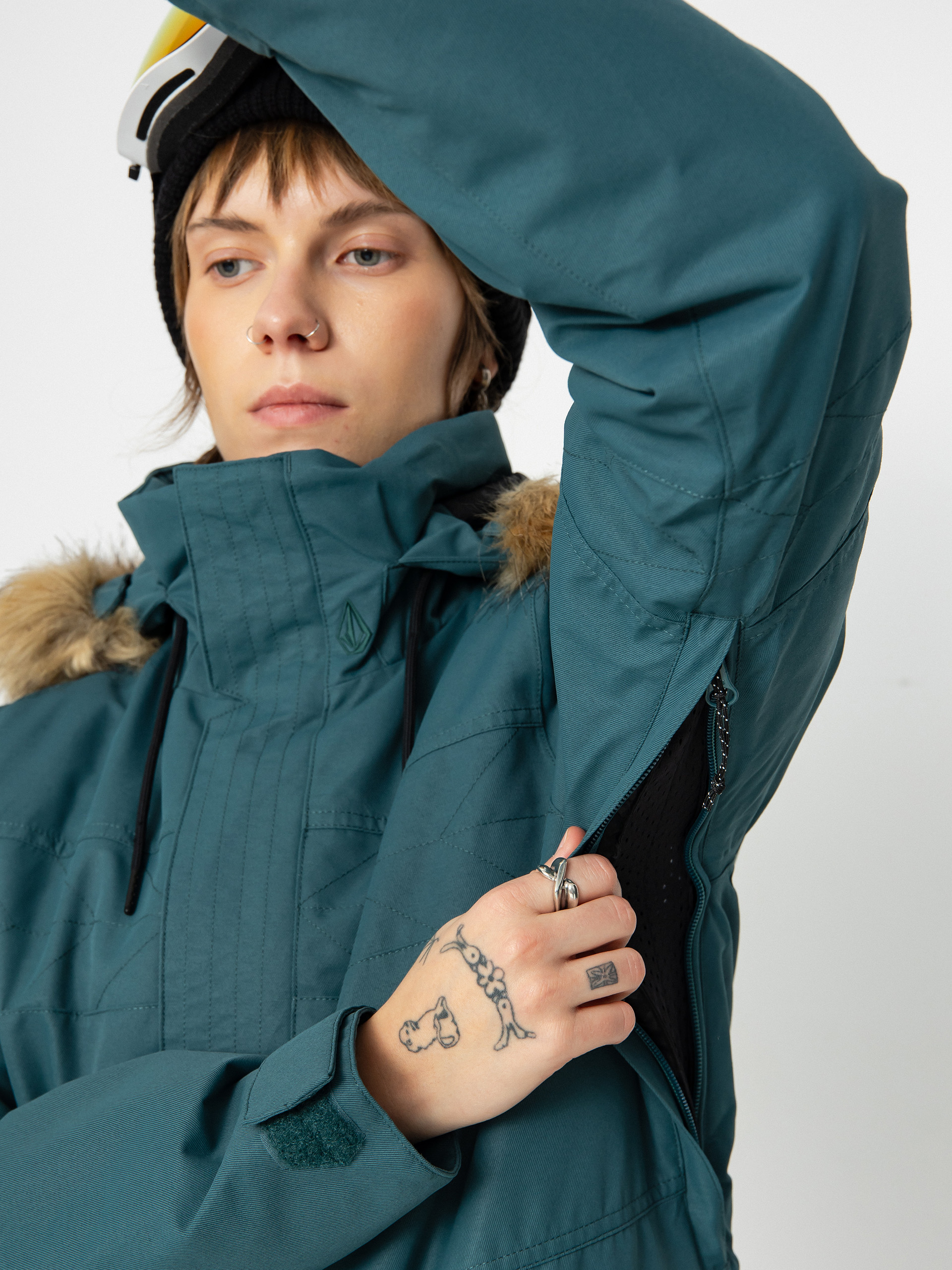 Dámska Snowboardová bunda Volcom Fawn Ins (balsam)