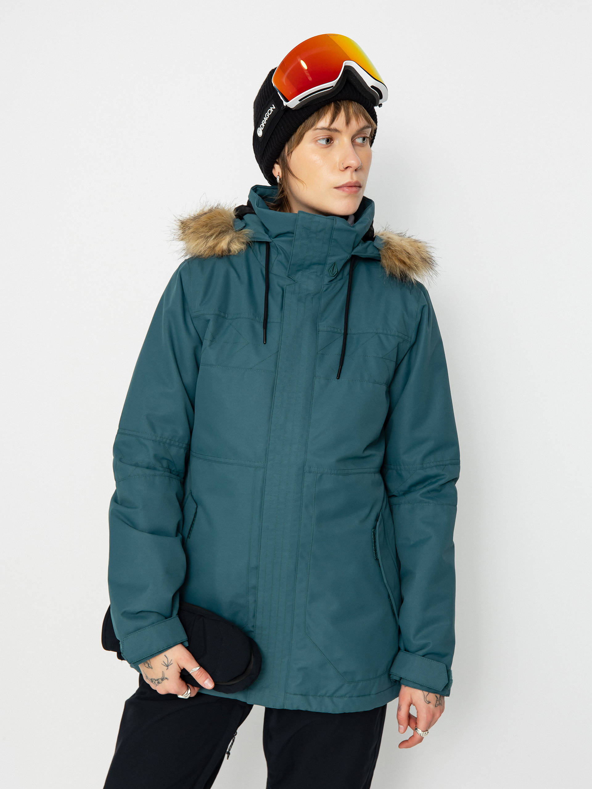Dámska Snowboardová bunda Volcom Fawn Ins (balsam)