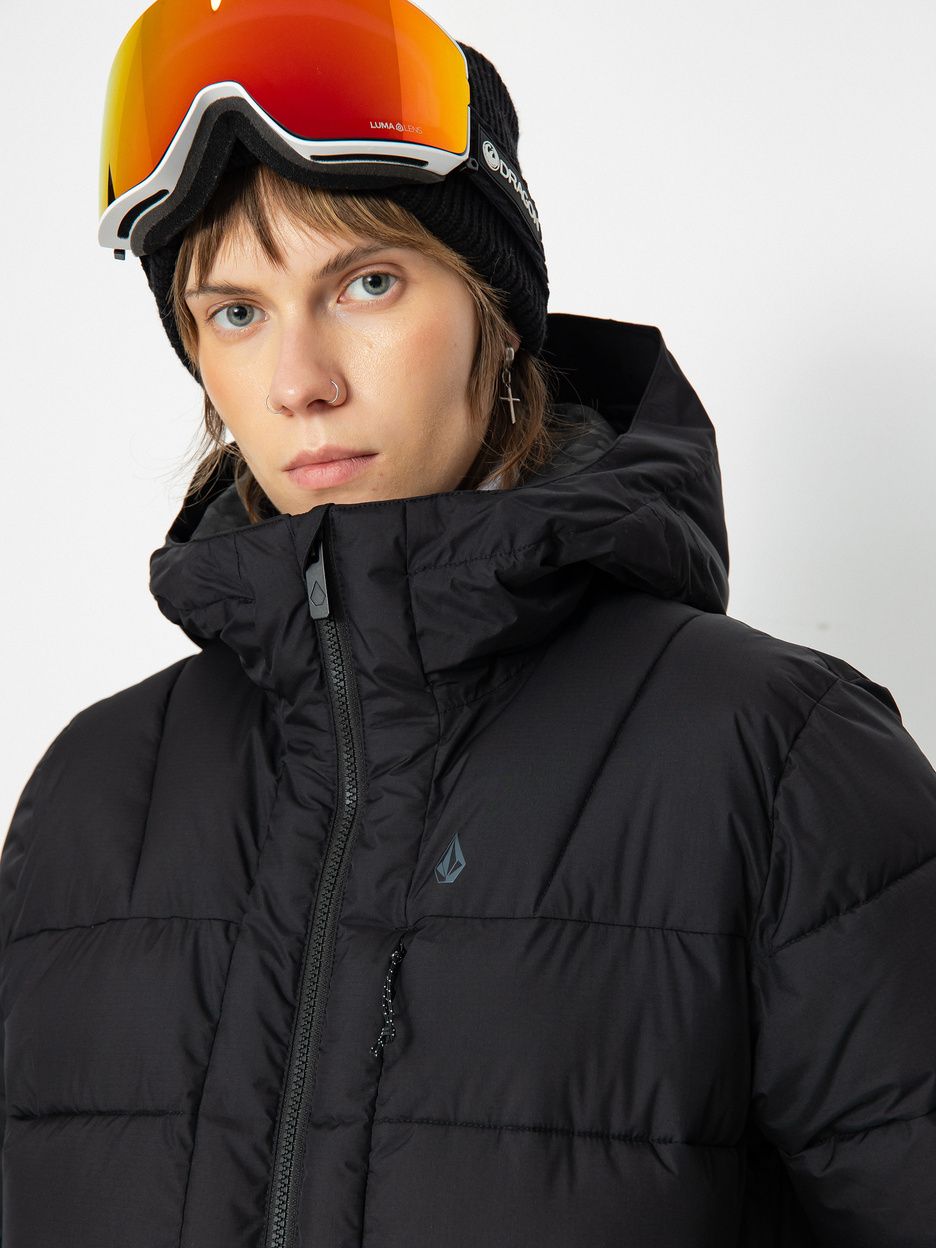 Dámska Snowboardová bunda Volcom Puffleup (black)