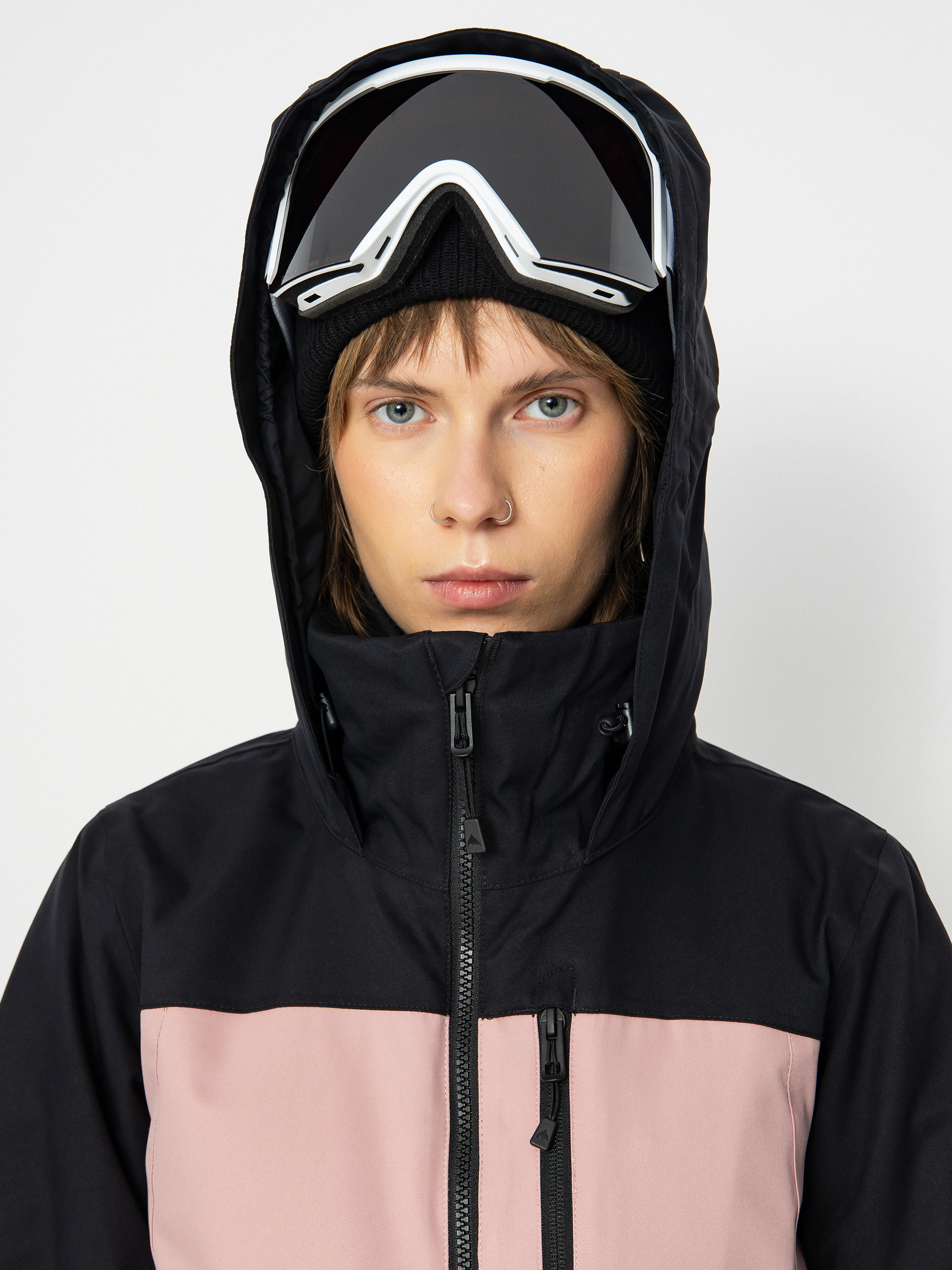 Dámska Snowboardová bunda Burton Lelah (true black/powder blush)