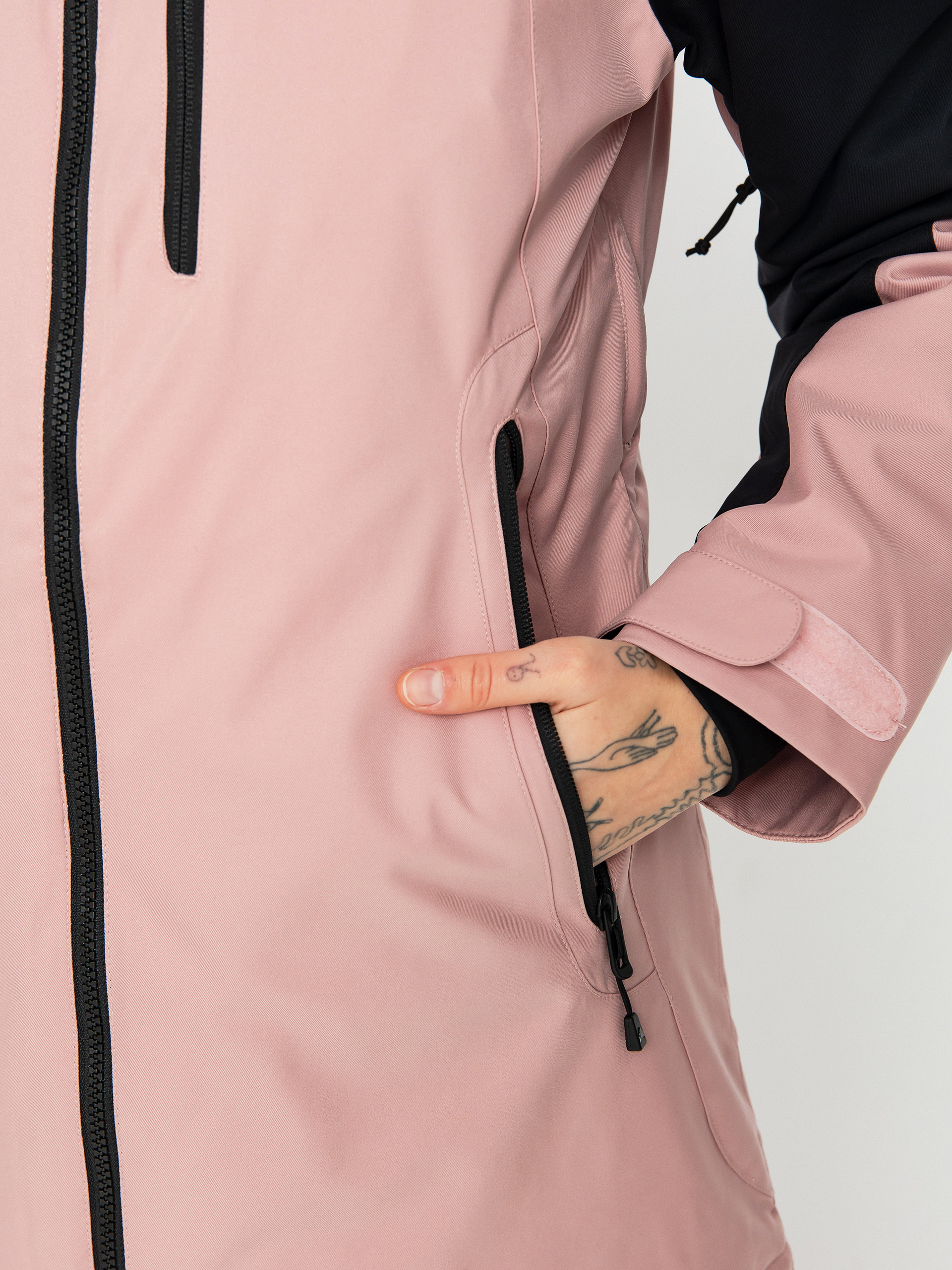 Dámska Snowboardová bunda Burton Lelah (true black/powder blush)