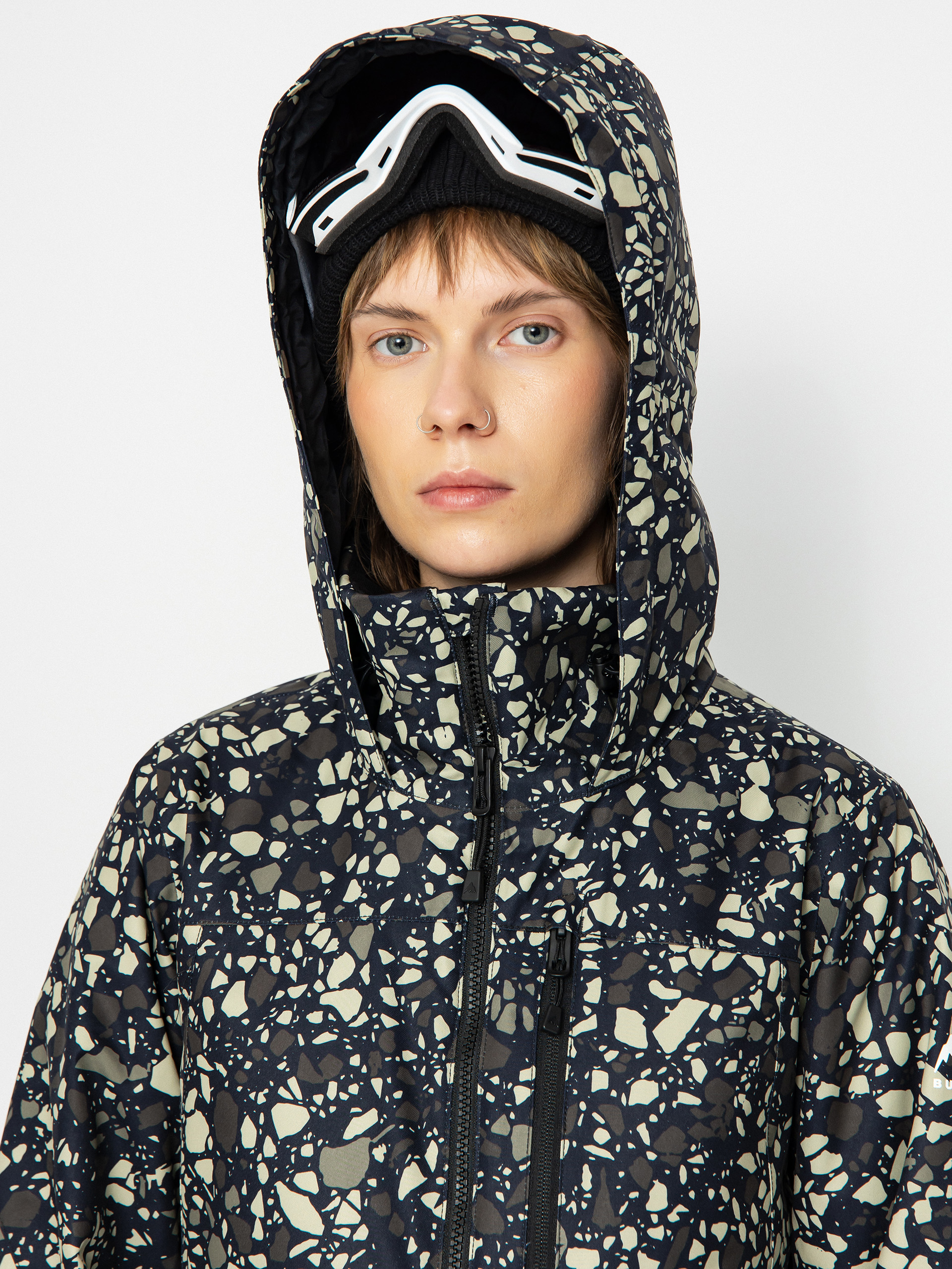 Dámska Snowboardová bunda Burton Lelah (sediment)