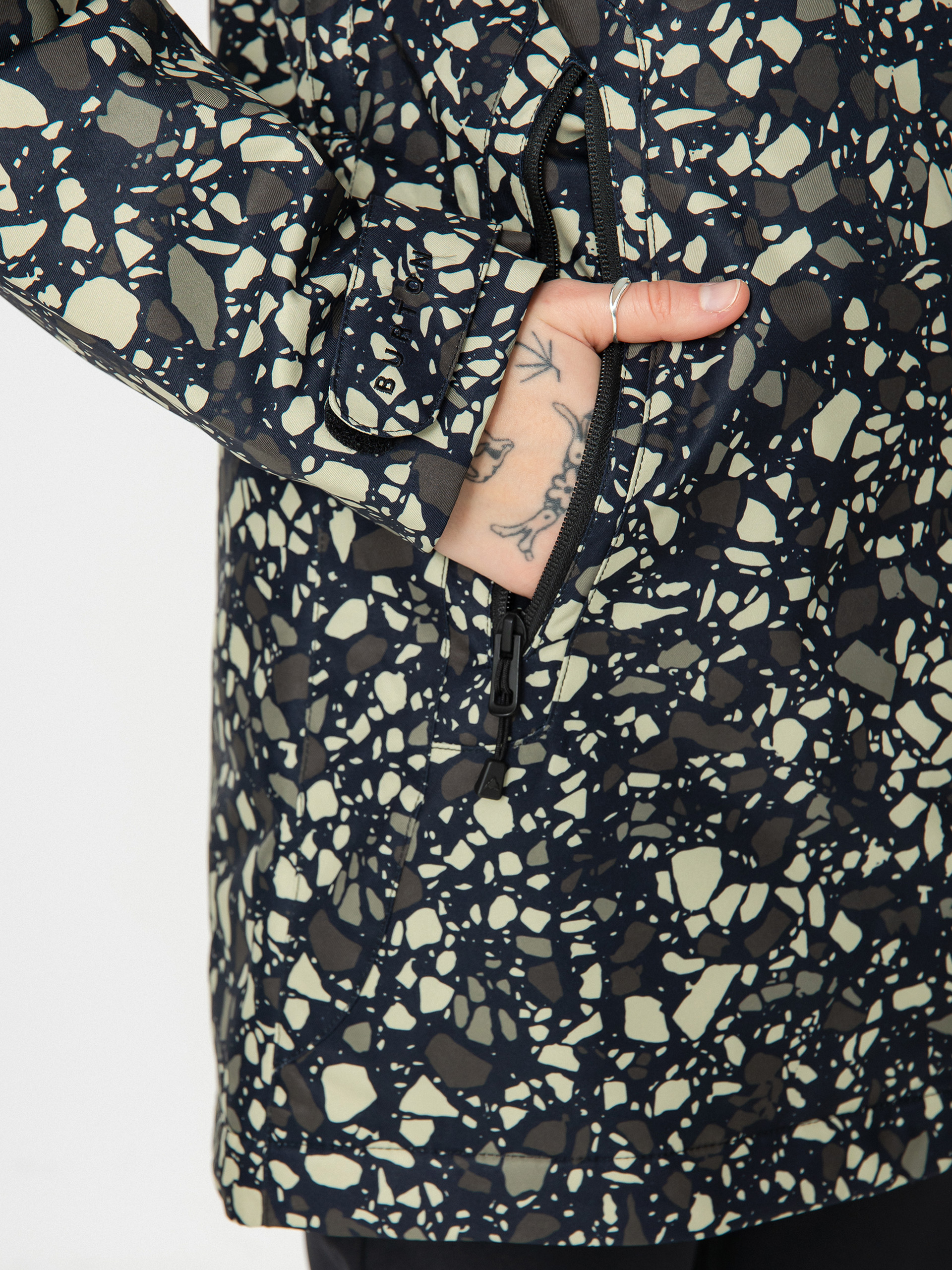 Dámska Snowboardová bunda Burton Lelah (sediment)