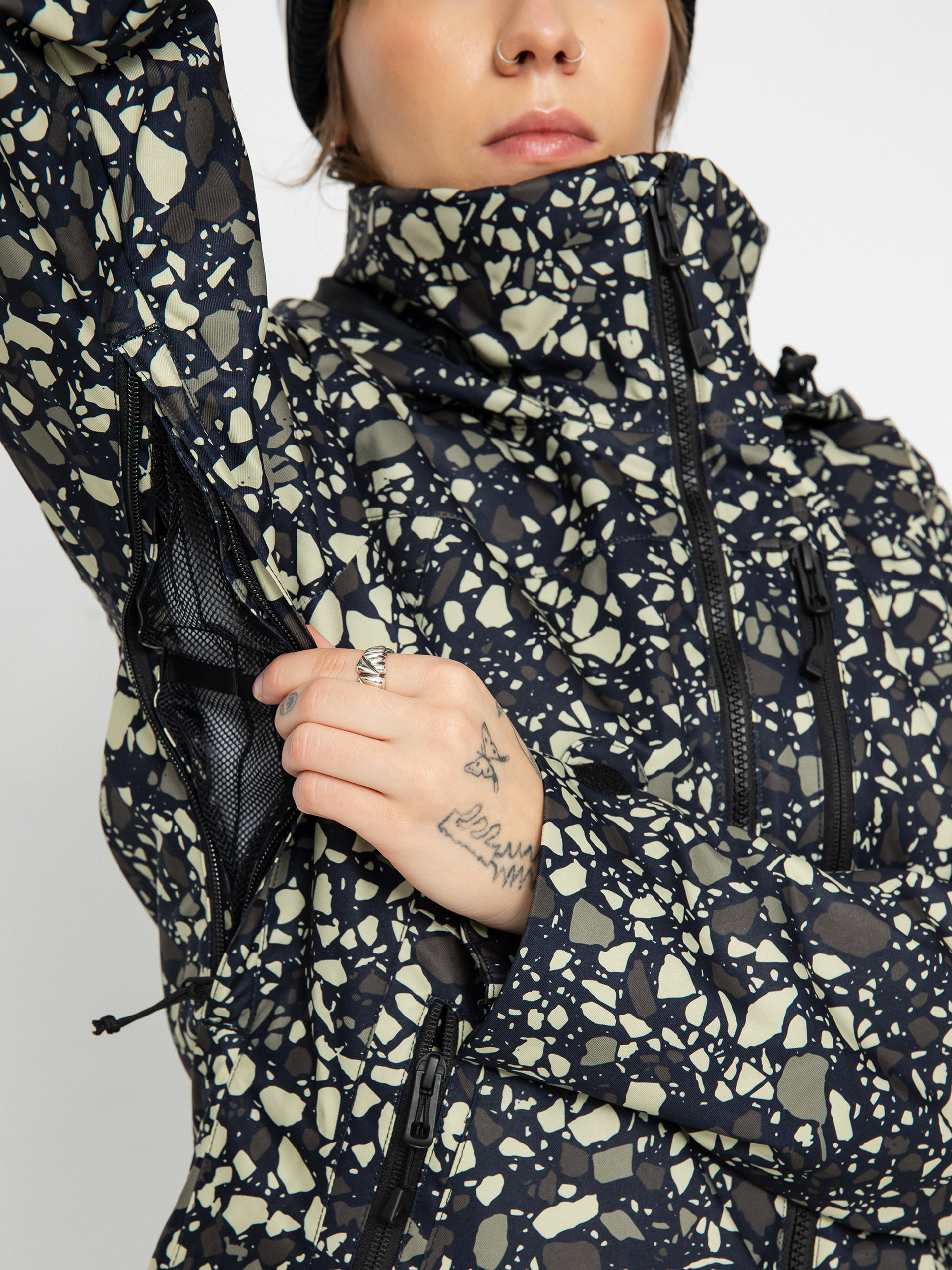 Dámska Snowboardová bunda Burton Lelah (sediment)