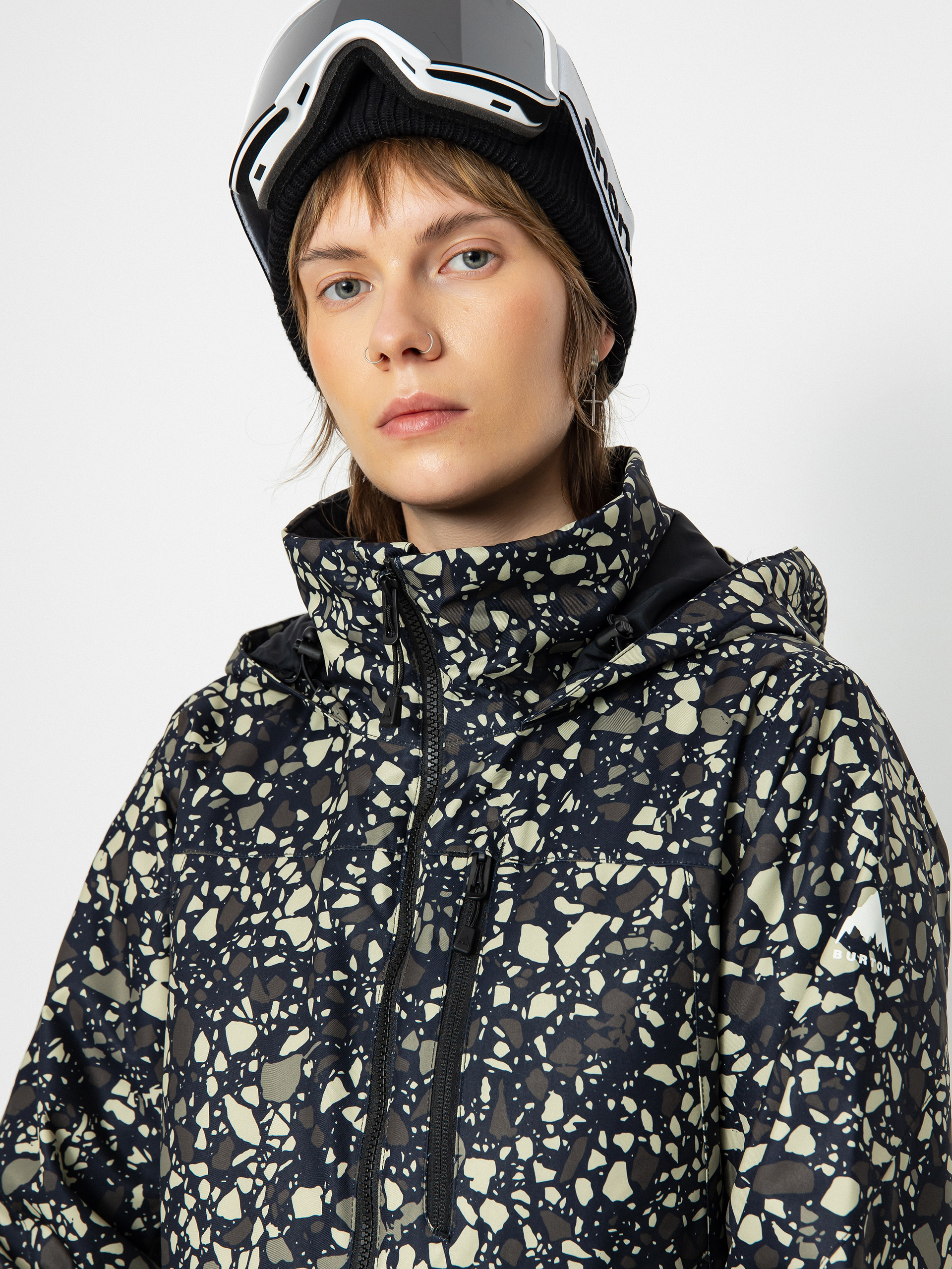 Dámska Snowboardová bunda Burton Lelah (sediment)