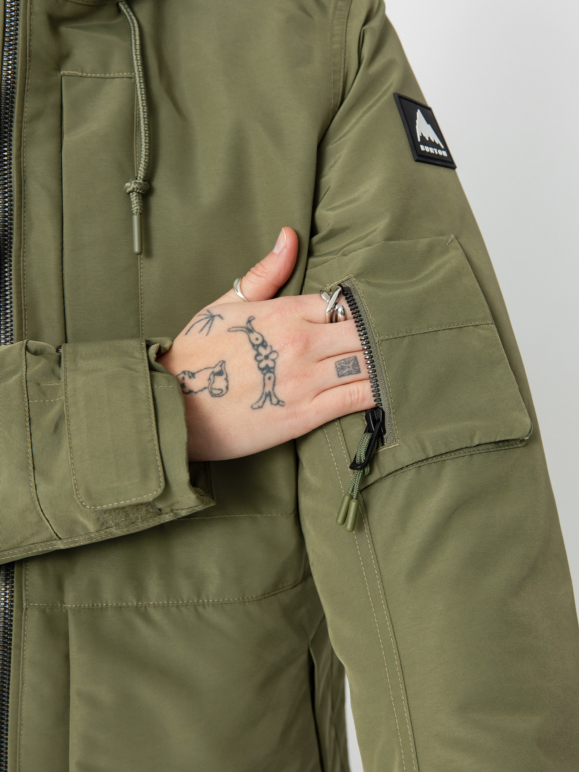 Dámska Snowboardová bunda Burton Saxton Parka (forest moss)