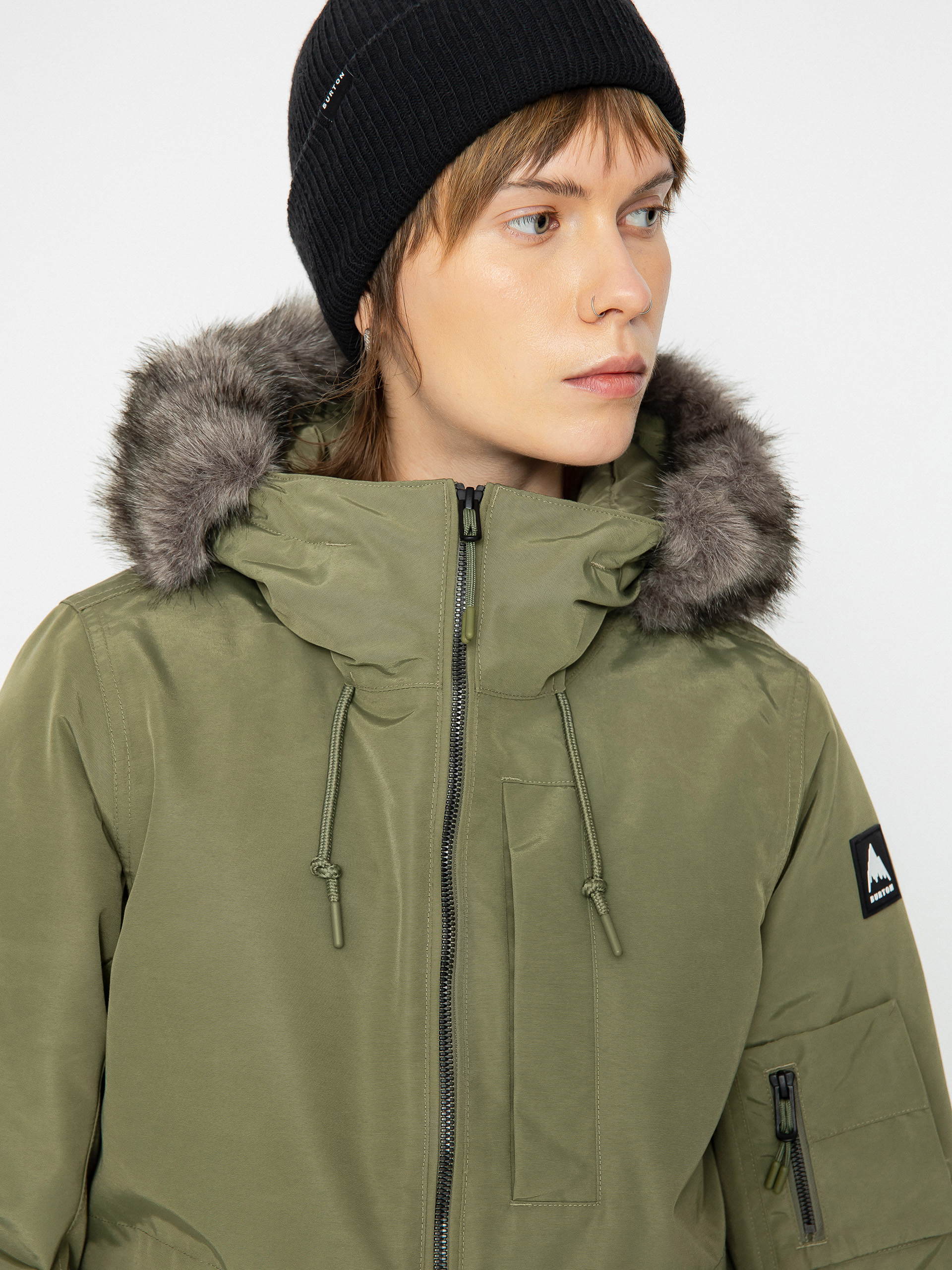Dámska Snowboardová bunda Burton Saxton Parka (forest moss)
