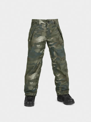 Snowboardové nohavice Volcom Fernie Ins JR (cloudwash camo)