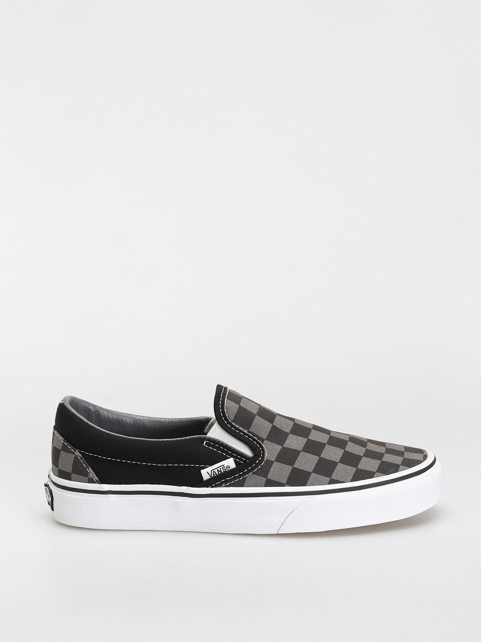 Topu00e1nky Vans Classic Slip On (black/pewter checkerboard)