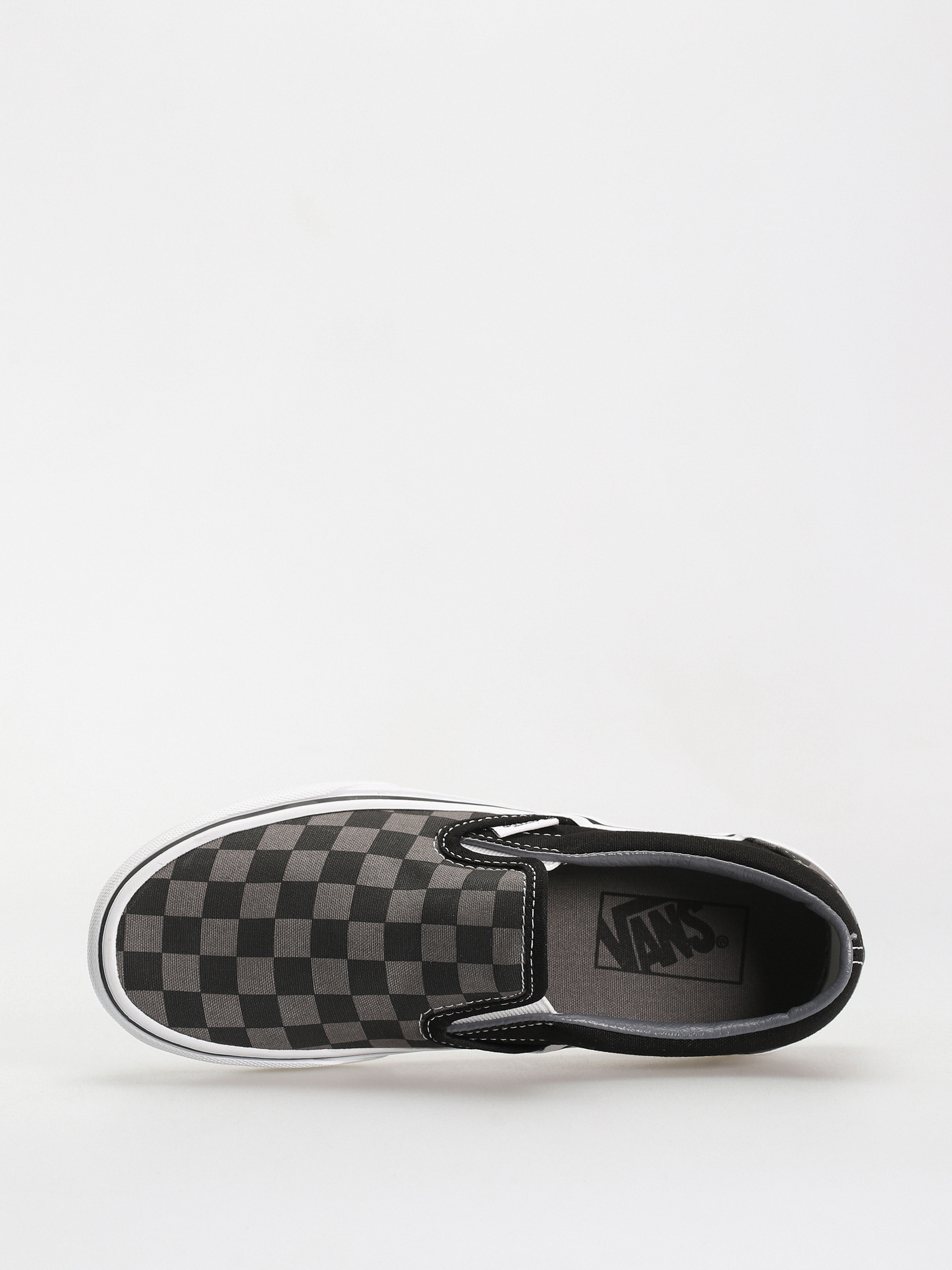 Topánky Vans Classic Slip On (black/pewter checkerboard)