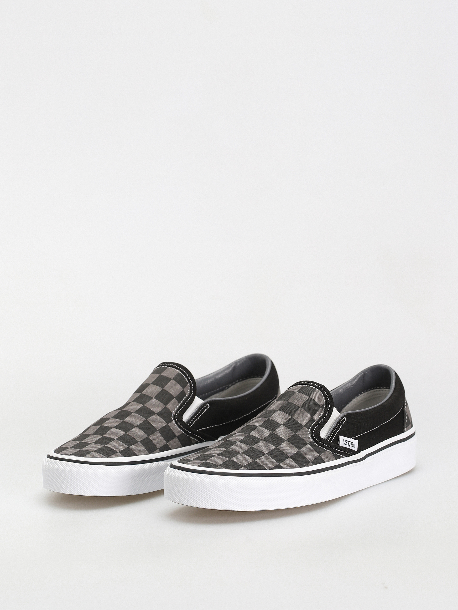 Topánky Vans Classic Slip On (black/pewter checkerboard)