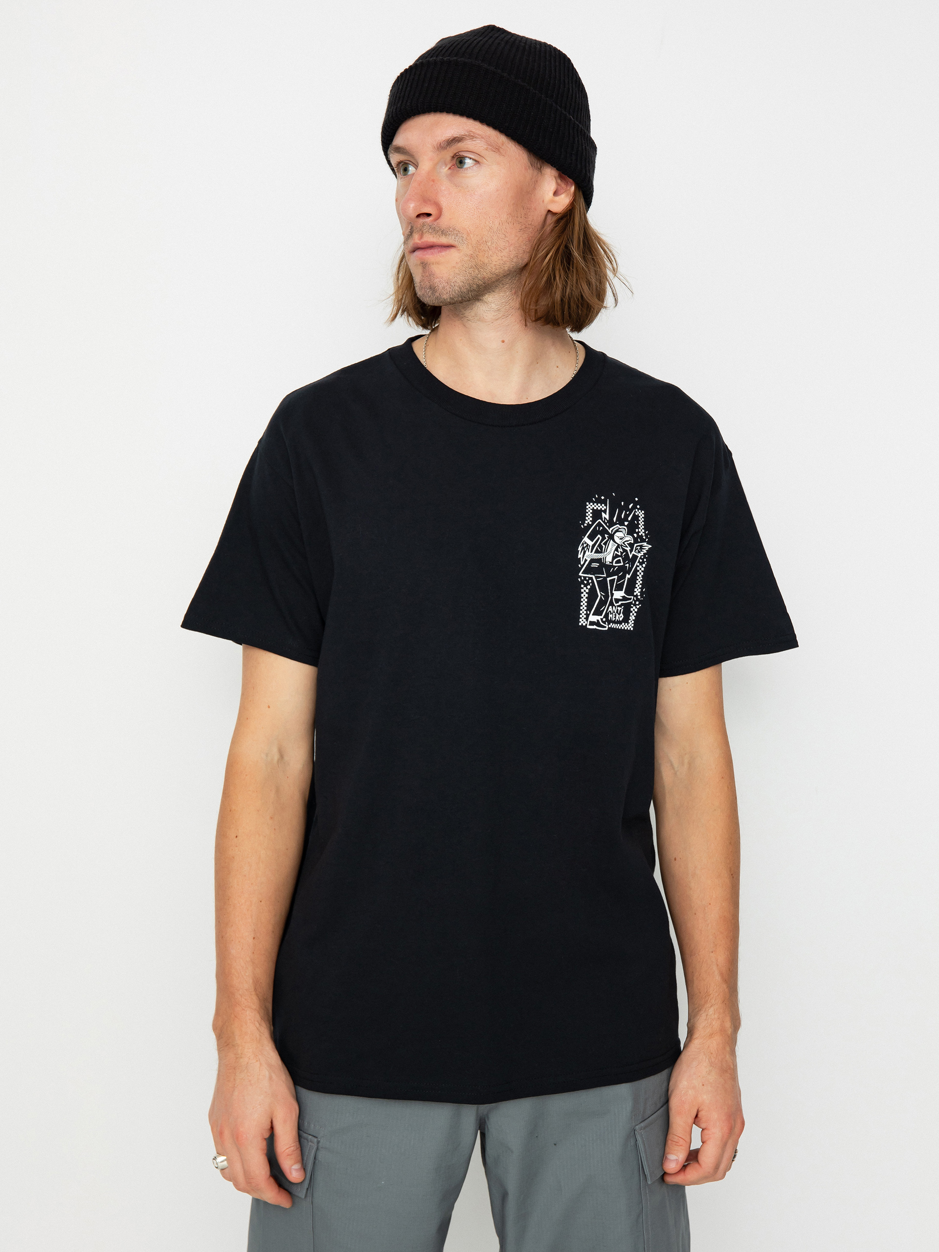 Tričko Antihero Rude Bwoy (black/white)